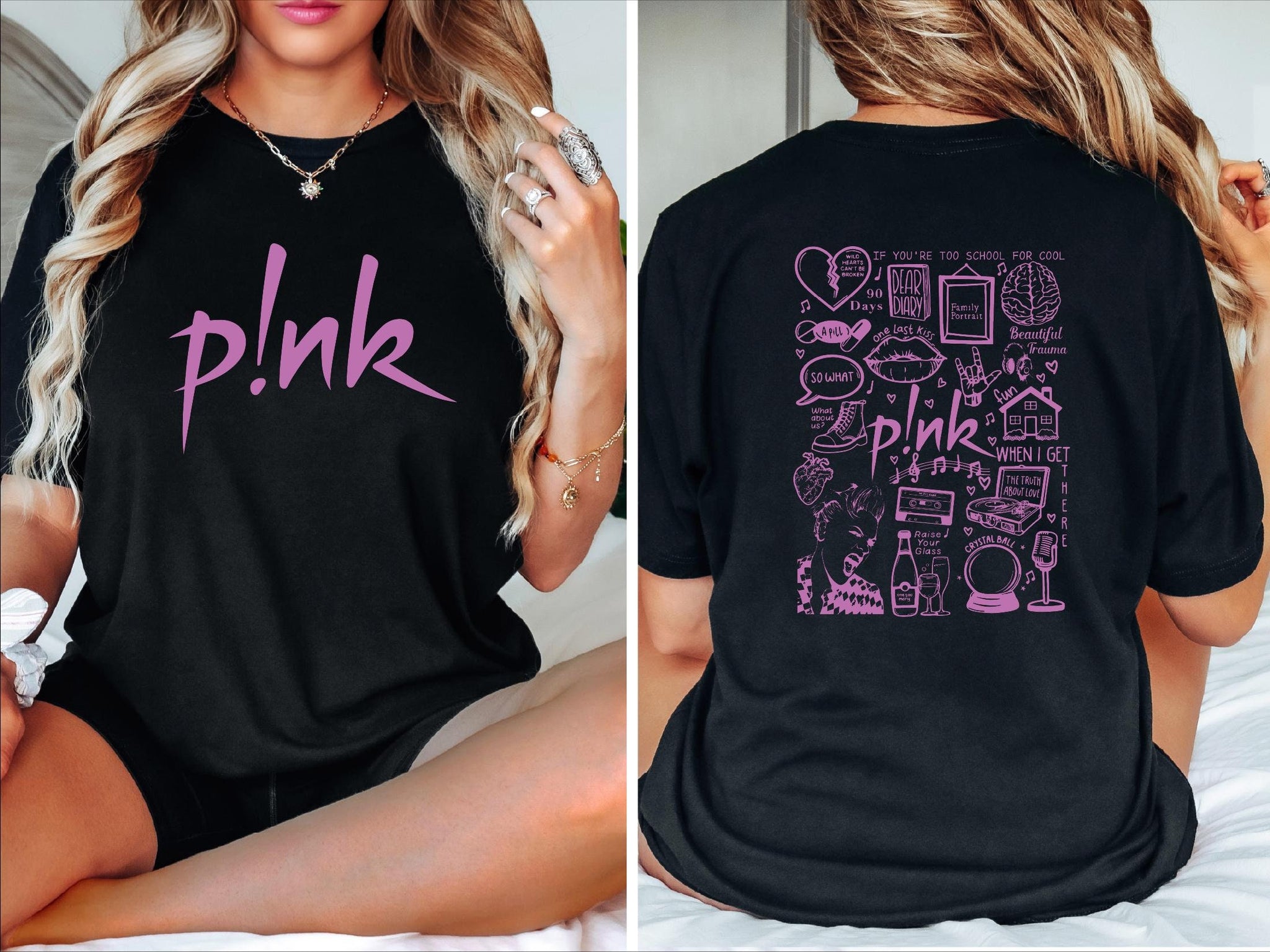 P!nk Summer Carnival, Pink Singer Tour, Music Festival Shirt, Concert Apparel, Tour Shirt, Pink Music Clothing, Trustfall Album Tee MS1908 01