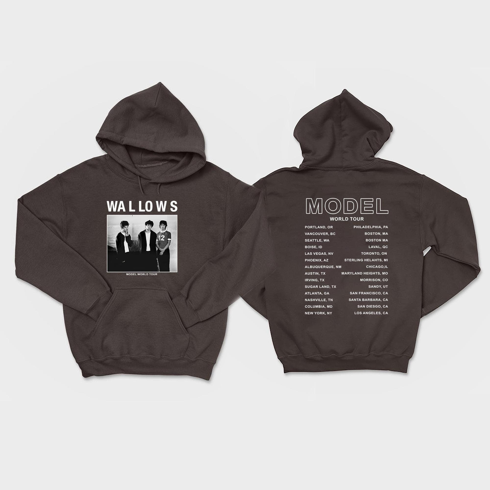 Model Tour 2024 dates shirt, Wallows band merch TD0409 14