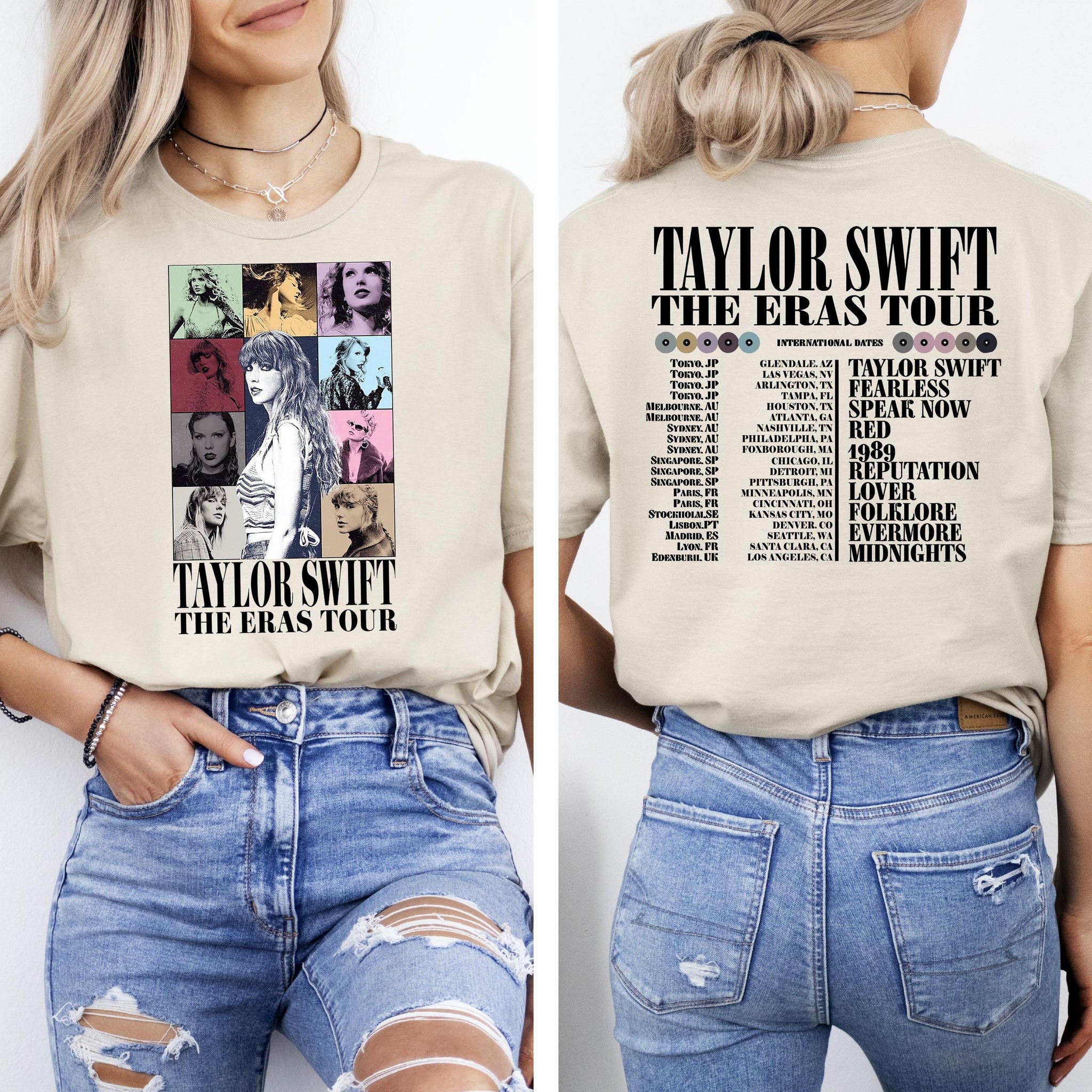 Taylor Swift Merch Concert T-shirt, Taylor Swift Eras T-shirt, Eras Tour Shirt, Eras Tour Concert Shirt, Swiftie Shirt, Taylor Swift Eras MS1708 04