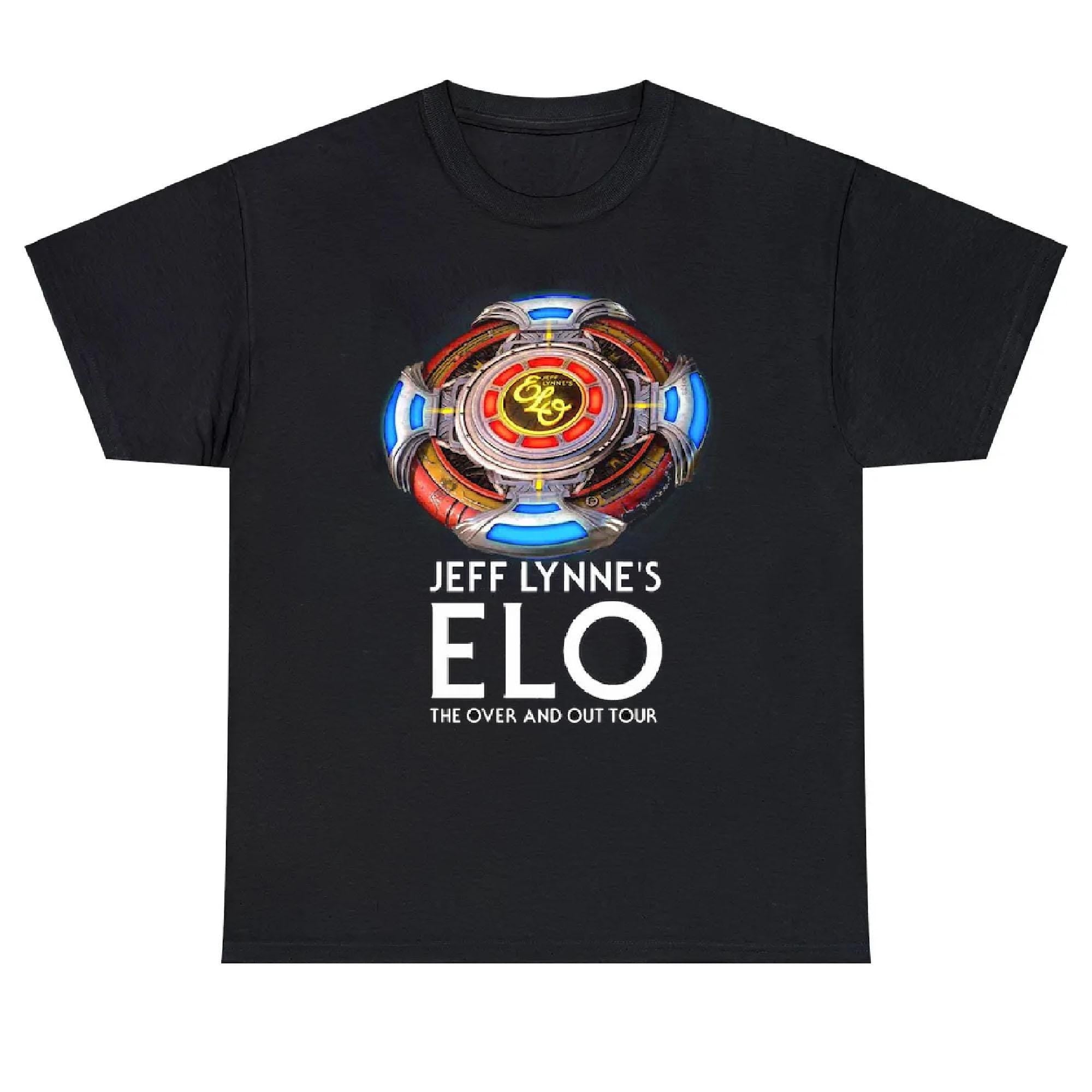 Jeff Lynne's ELO The Over and Out Tour Concert 2024 Shirt || Jeff Lynne's ELO Band Concert Shirt || ELO The Over and Out Tour Shirt MS2008 02