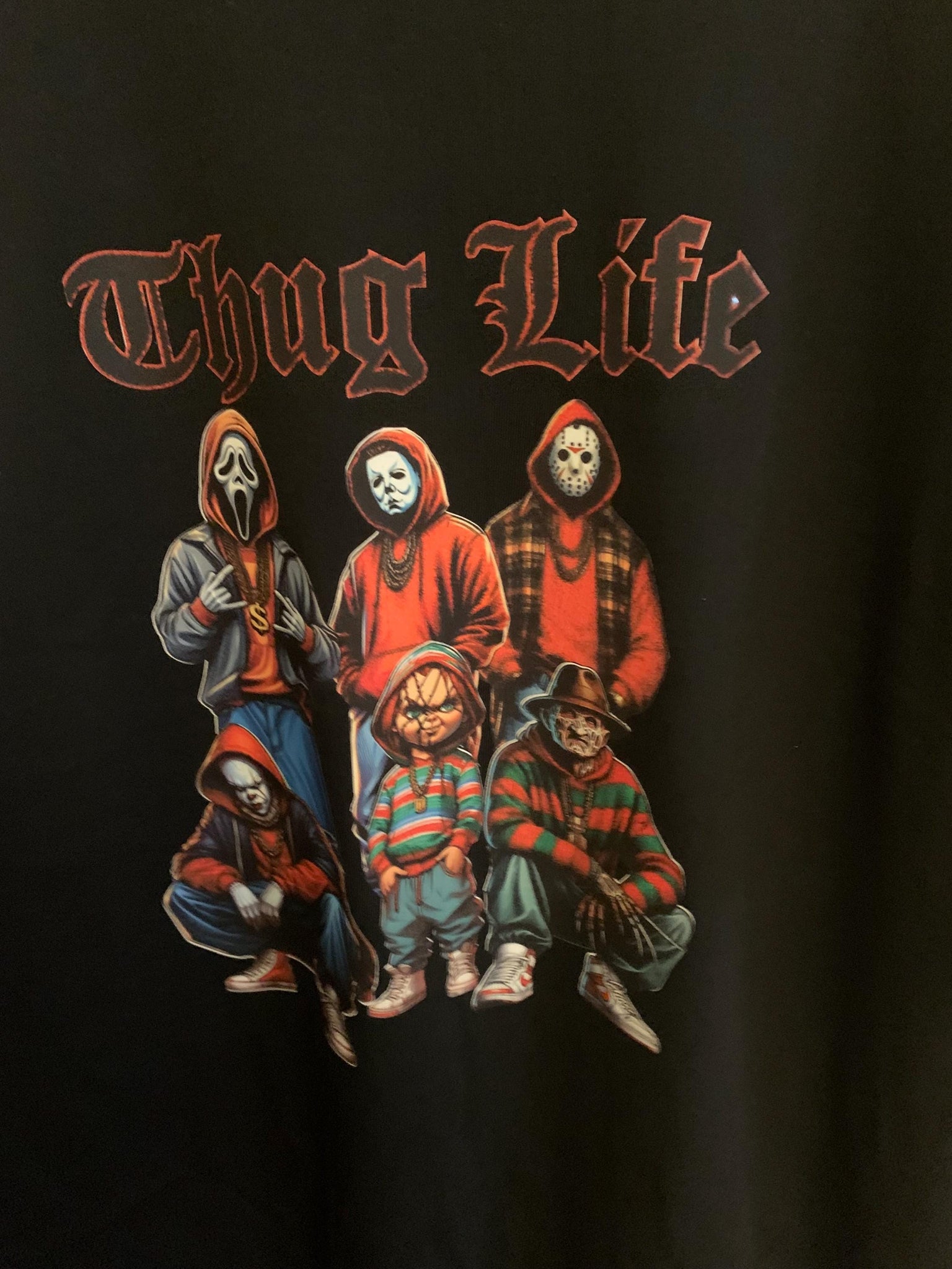 Thug Life, Baddies scary movie edition, sublimation design Shirt/PDF download. HW1708 10