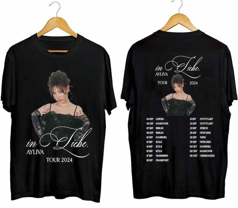 Ayliva Shirt, Ayliva In Liebe Tour 2024 Shirt, In Liebe Concert 2024 Tshirt, Ayliva Fan Gift, Ayliva Tour Merch, Ayliva Lovers Shirt TD1010