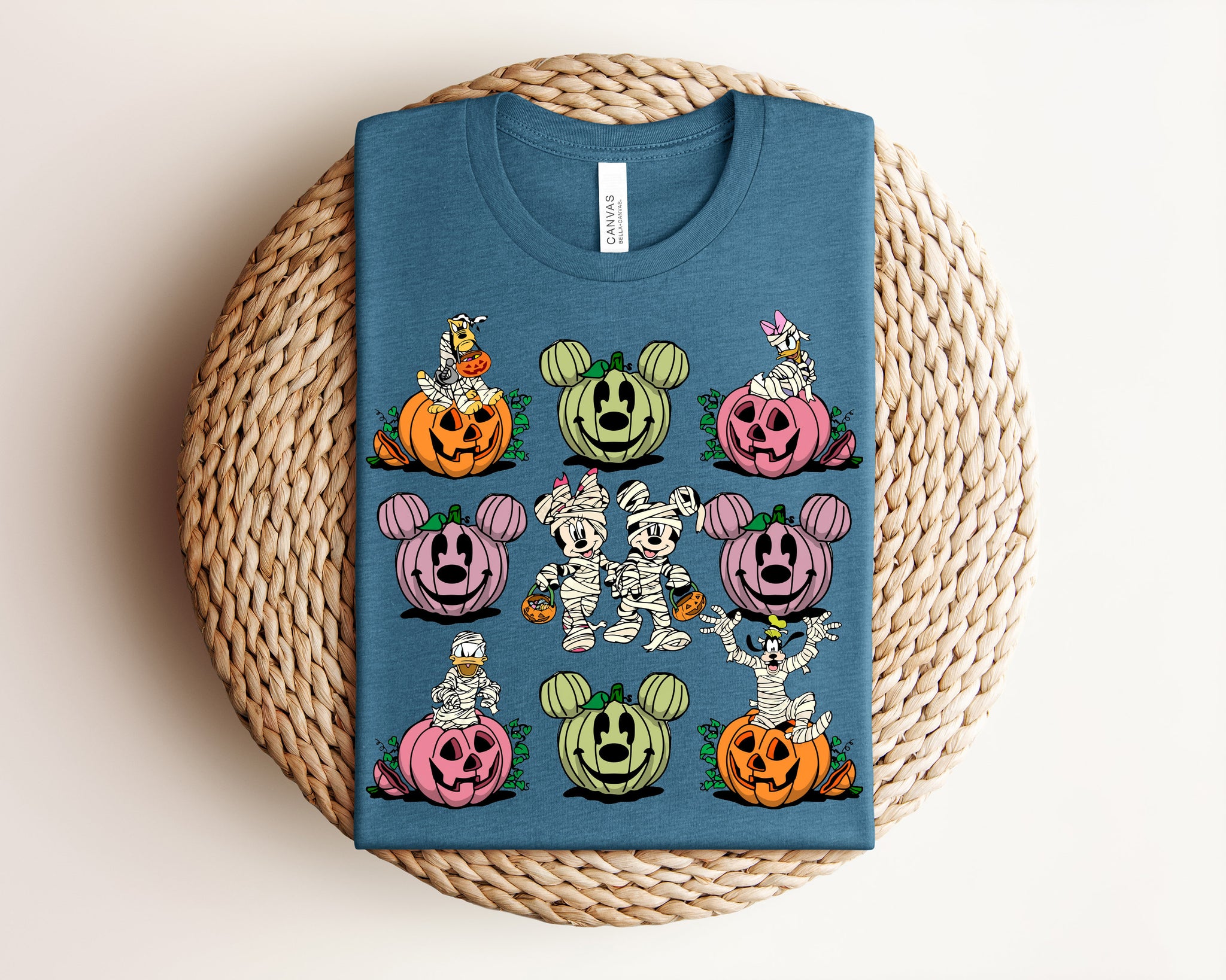 Disney Halloween shirts,Disney Pumpkins with Halloween costumes,Halloween Tee,halloween shirt,halloween tee,halloween gift,funny halloween TD2308 03