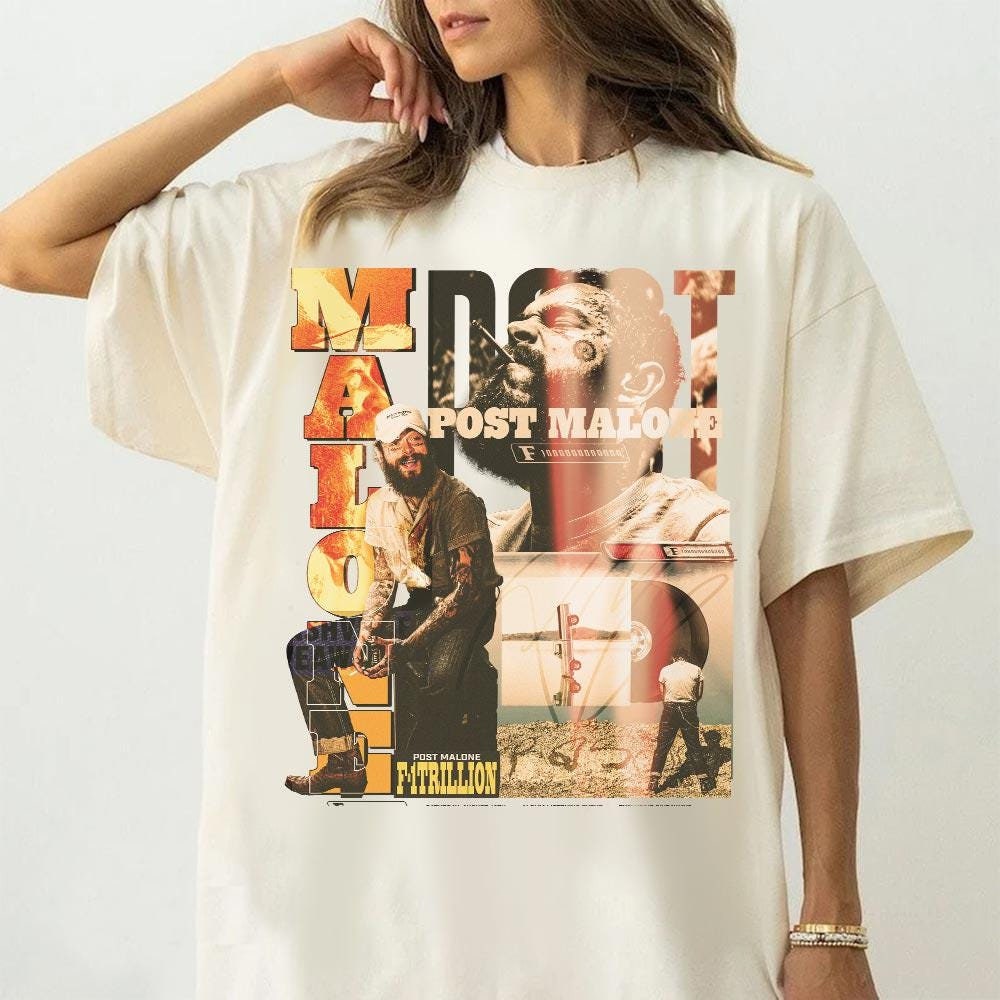 Post Malone Shirt, Post Malone Tour Music Shirt, A Collection Of Country Song List Post Malone Concert 2024 For Fan Unisex Shirt  TD2308 05
