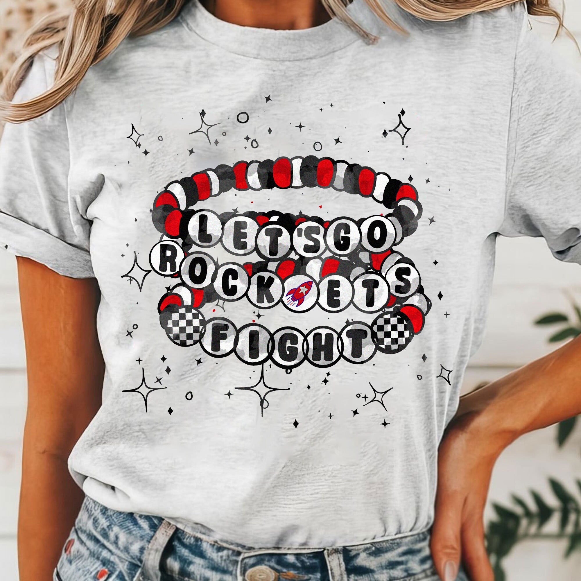 Custom Mascot Spirit Bracelets Shirt, Custom Watercolor Mascot Shirt, Custom School Shirt, Team Mascot, School Spirit SC1908 04