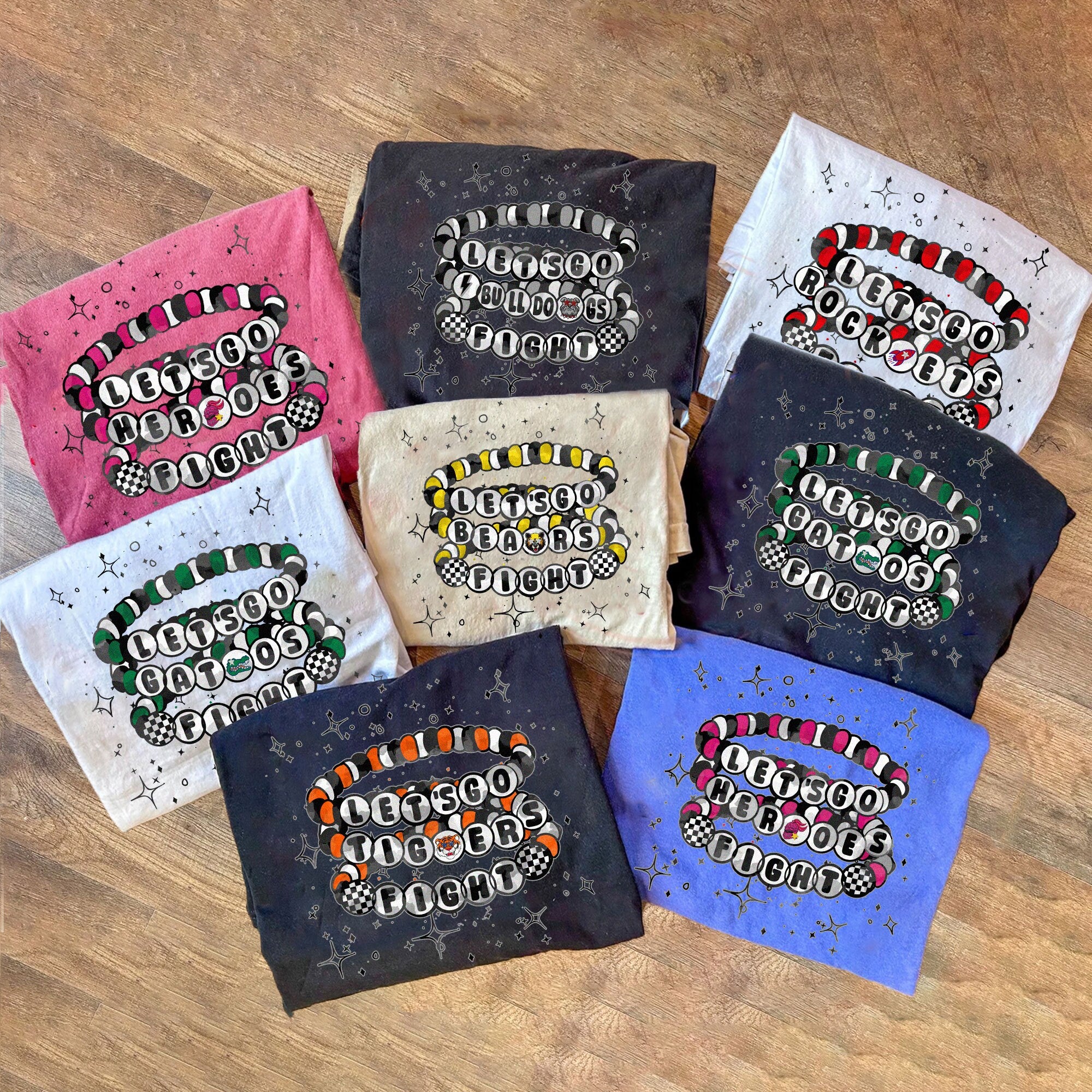 Custom Mascot Spirit Bracelets Shirt, Custom Watercolor Mascot Shirt, Custom School Shirt, Team Mascot, School Spirit SC1908 04