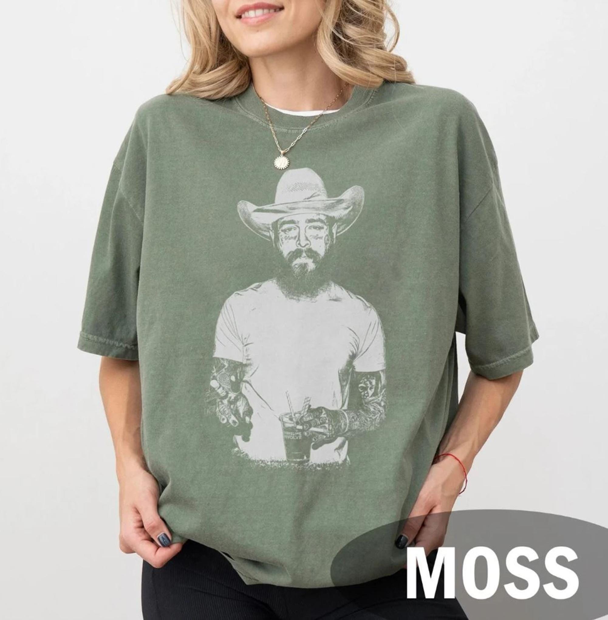 Post Malone Shirt, Cowboy Post Comfort Color Shirt, Posty Tshirt, Country Shirt, Western Graphic Tee, Concert Shirt, Had Some Help Shirt MS1908 02