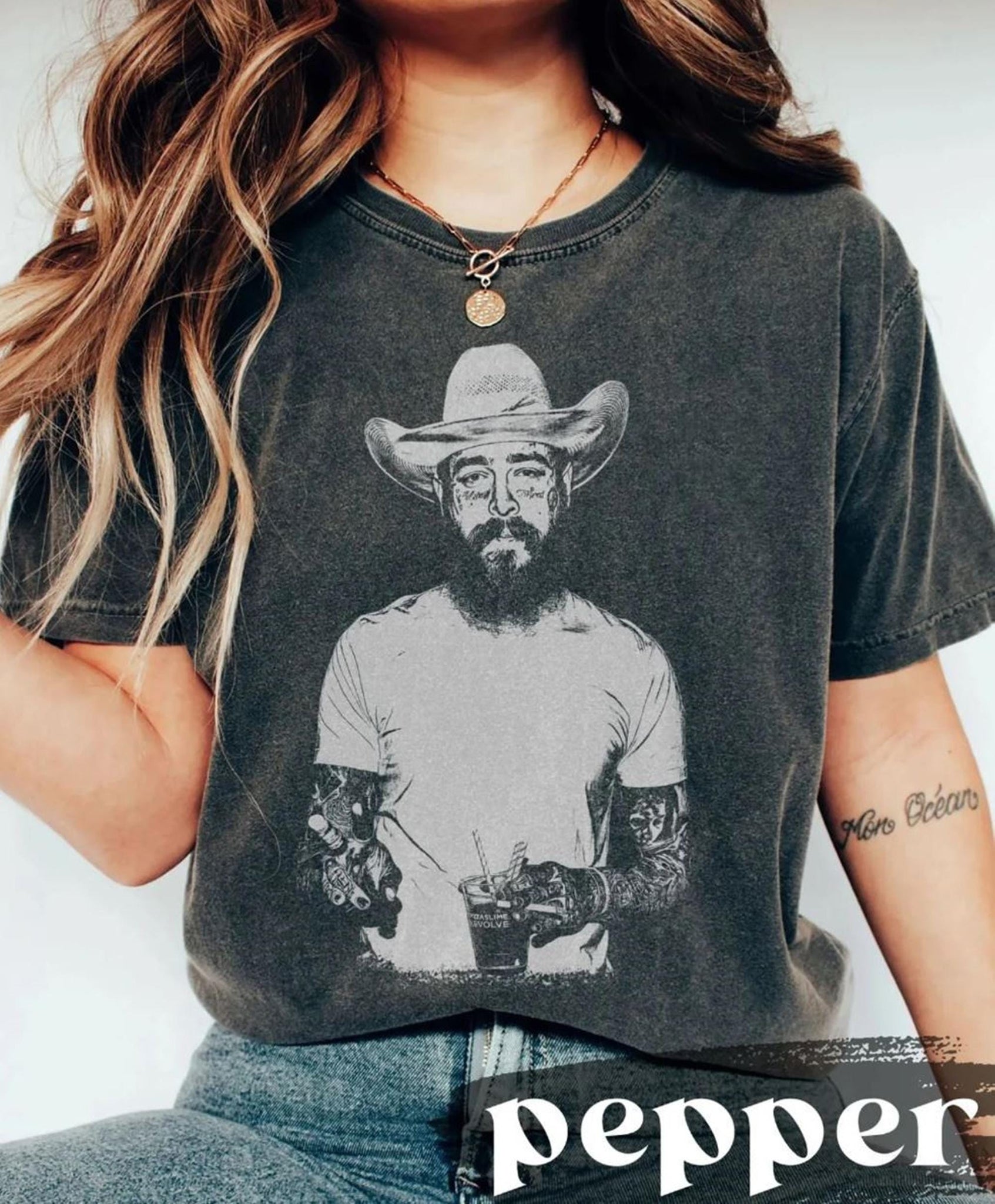 Post Malone Shirt, Cowboy Post Comfort Color Shirt, Posty Tshirt, Country Shirt, Western Graphic Tee, Concert Shirt, Had Some Help Shirt MS1908 02