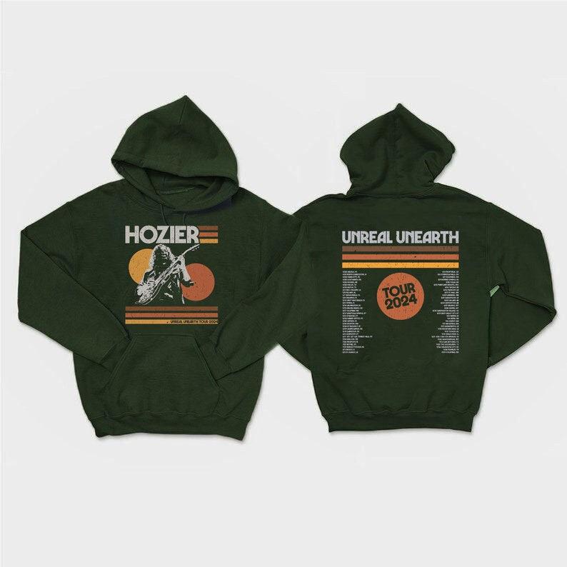 Unreal Unearth 2024 Tour Dates shirt, Hozier merch, Unreal Unearth 2024 Tour Dates Hoodie, Hozier Unreal Unearth 2024 Tour Dates Sweatshirt TD1010