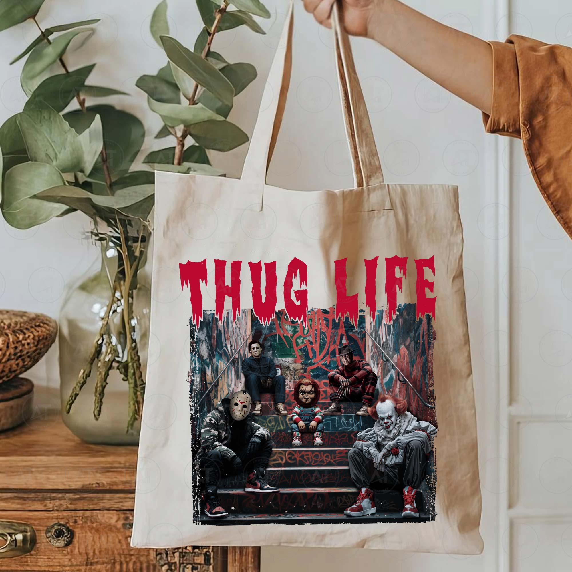 Thug Life Horror Movie Shirt, Movie Killers Shirt, Scary Halloween Movie Shirt, Horror Movie Shirt, Series Killer Halloween Shirt, Download Files HW1708 06