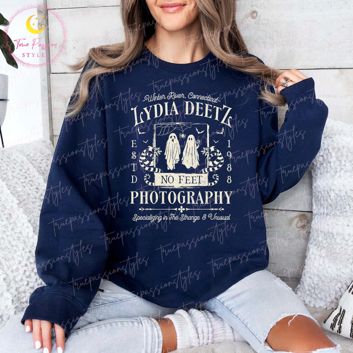 Lydia Deetz Photography Shirt, Spooky Season T-shirt, Goth Halloween Shirt, Sweatshirt, Hoodie E7112 TD0409 02