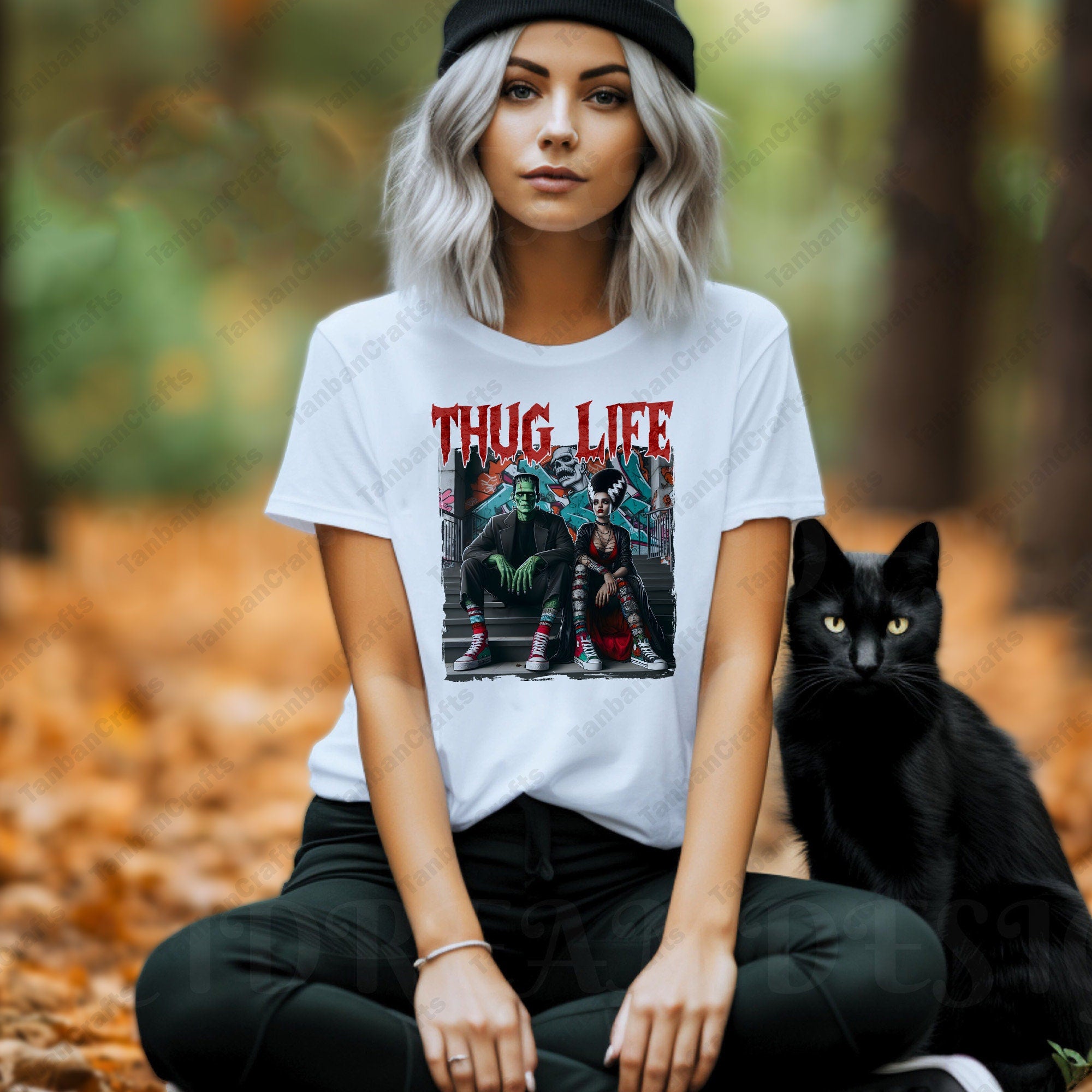 Thug Life Shirt, Halloween Nightmare Shirt, Halloween Monster Shirt, Spooky Season Shirt, Trick Or Treat Shirt, See You In Hell Shirt HW1708 15