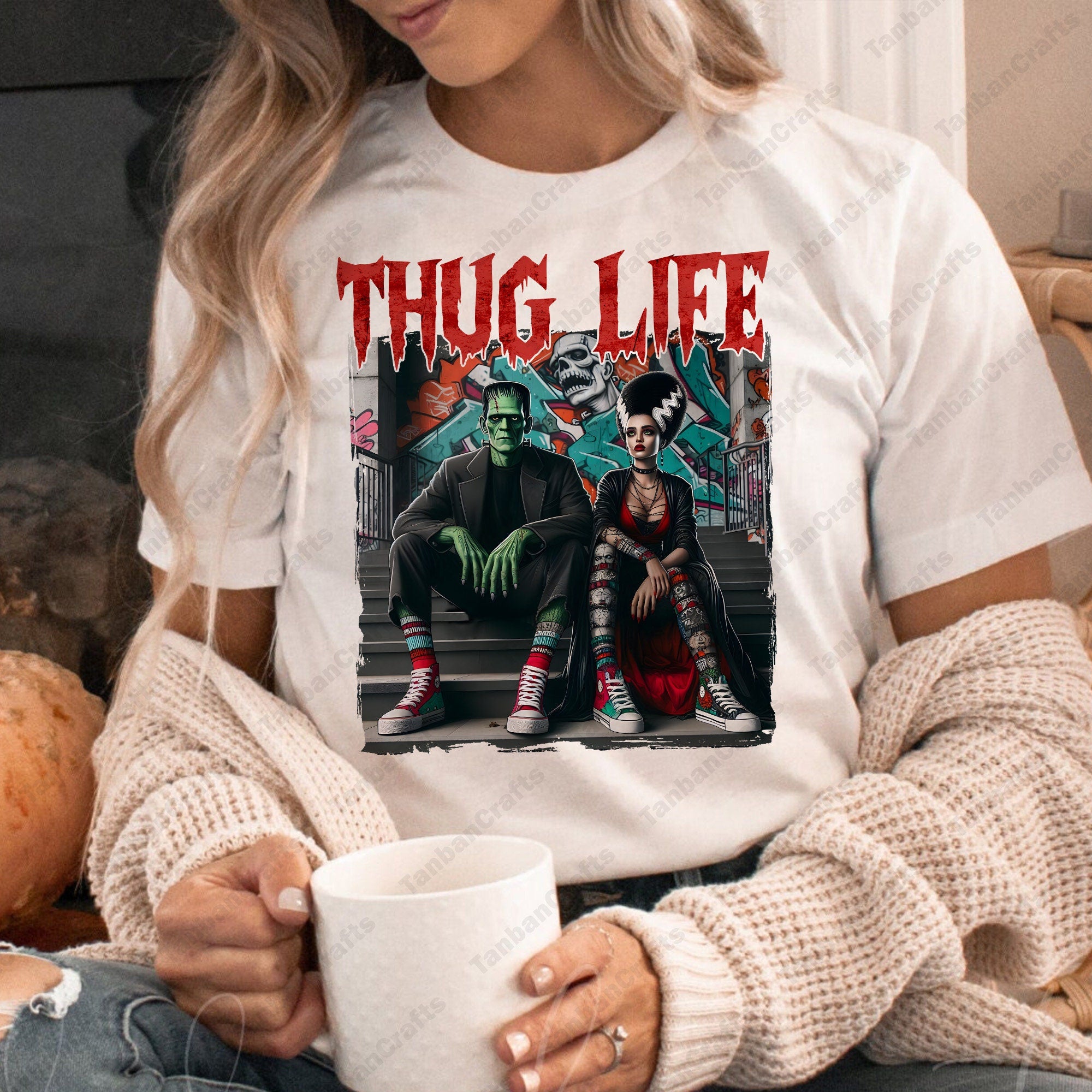 Thug Life Shirt, Halloween Nightmare Shirt, Halloween Monster Shirt, Spooky Season Shirt, Trick Or Treat Shirt, See You In Hell Shirt HW1708 15