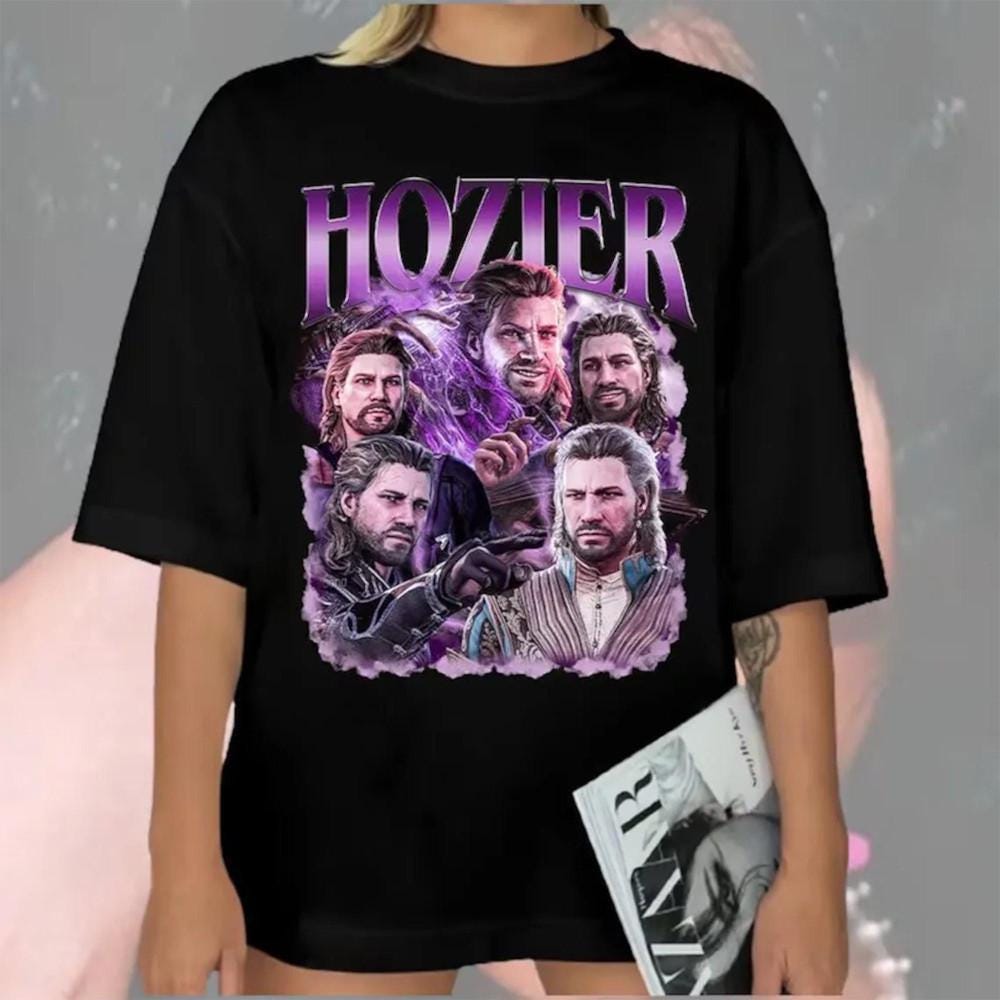 Bootleg T-Shirt, Hozier Gale BG3 Shirt, Gale Baldurs Gate 3 Vintage T-Shirt, Unisex T-Shirt, Gift for Fan, Gift for Women and Men