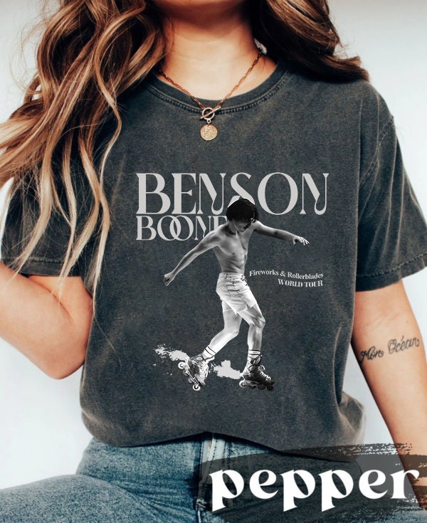 Vintage Fireworks and Rollerblades Benson World Tour 2024 Shirt, Boone 2024 Concert Tee, Beautiful Things, BB Tour Merch, BBoone Fan Shirt