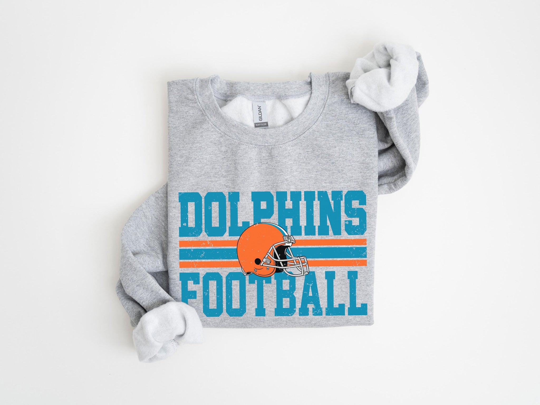 Miami Football Sweatshirt, Dolphins Game Day Crewneck, Miami Dolphins Fan Apparel, Football Season Sweater, Dolphins Fan Gear