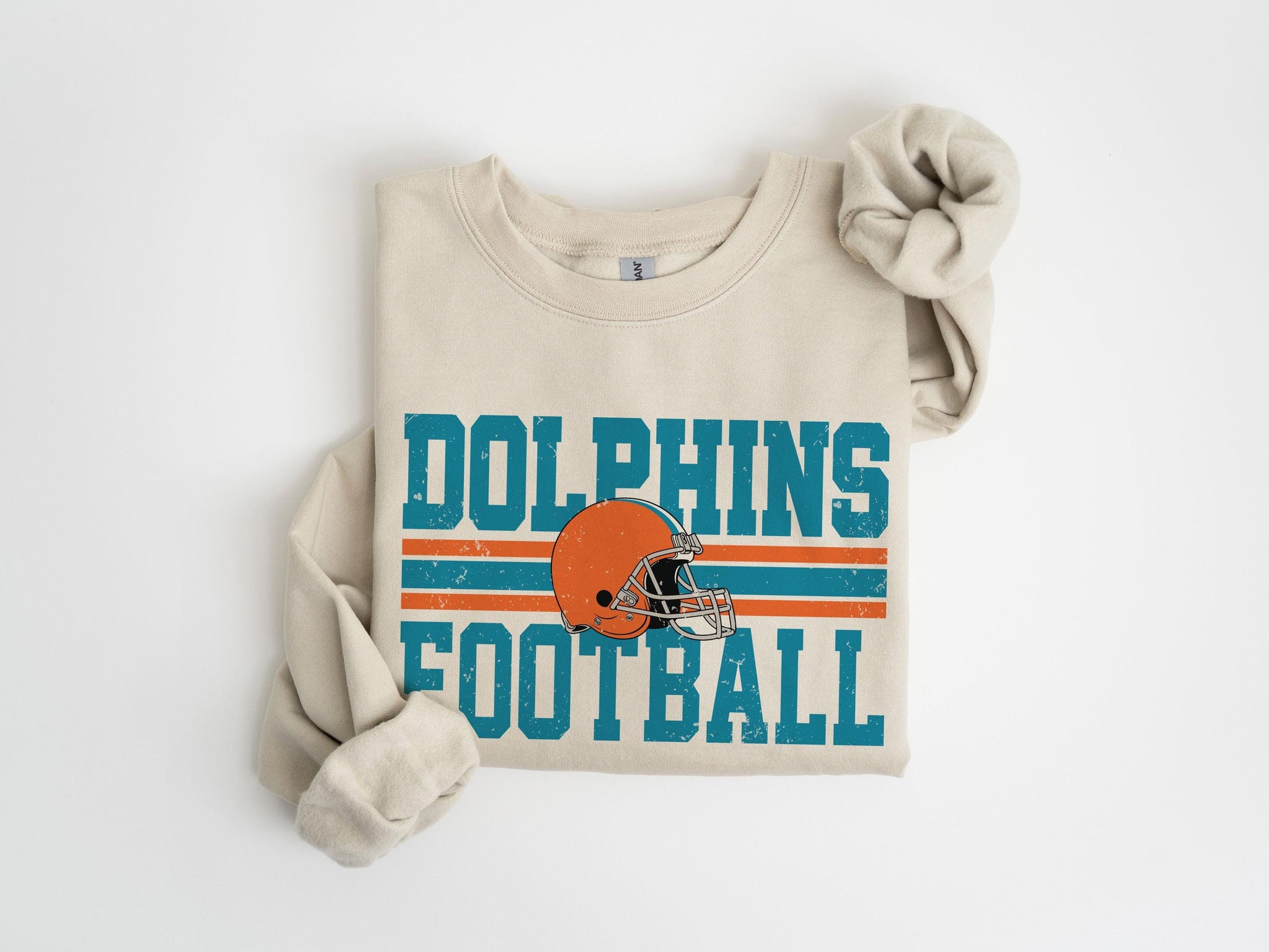 Miami Football Sweatshirt, Dolphins Game Day Crewneck, Miami Dolphins Fan Apparel, Football Season Sweater, Dolphins Fan Gear