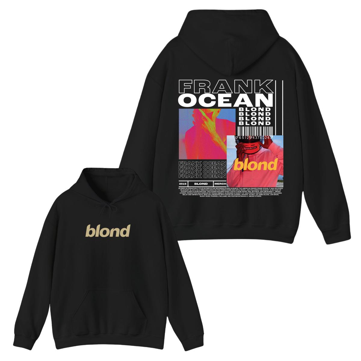 Frank Ocean Hoodie Blond Album Cover, Frank Ocean Merch, Frank Ocean Album, Graphic Hoodies, Design on Back, Frank Ocean Shirt, Blond TD1010