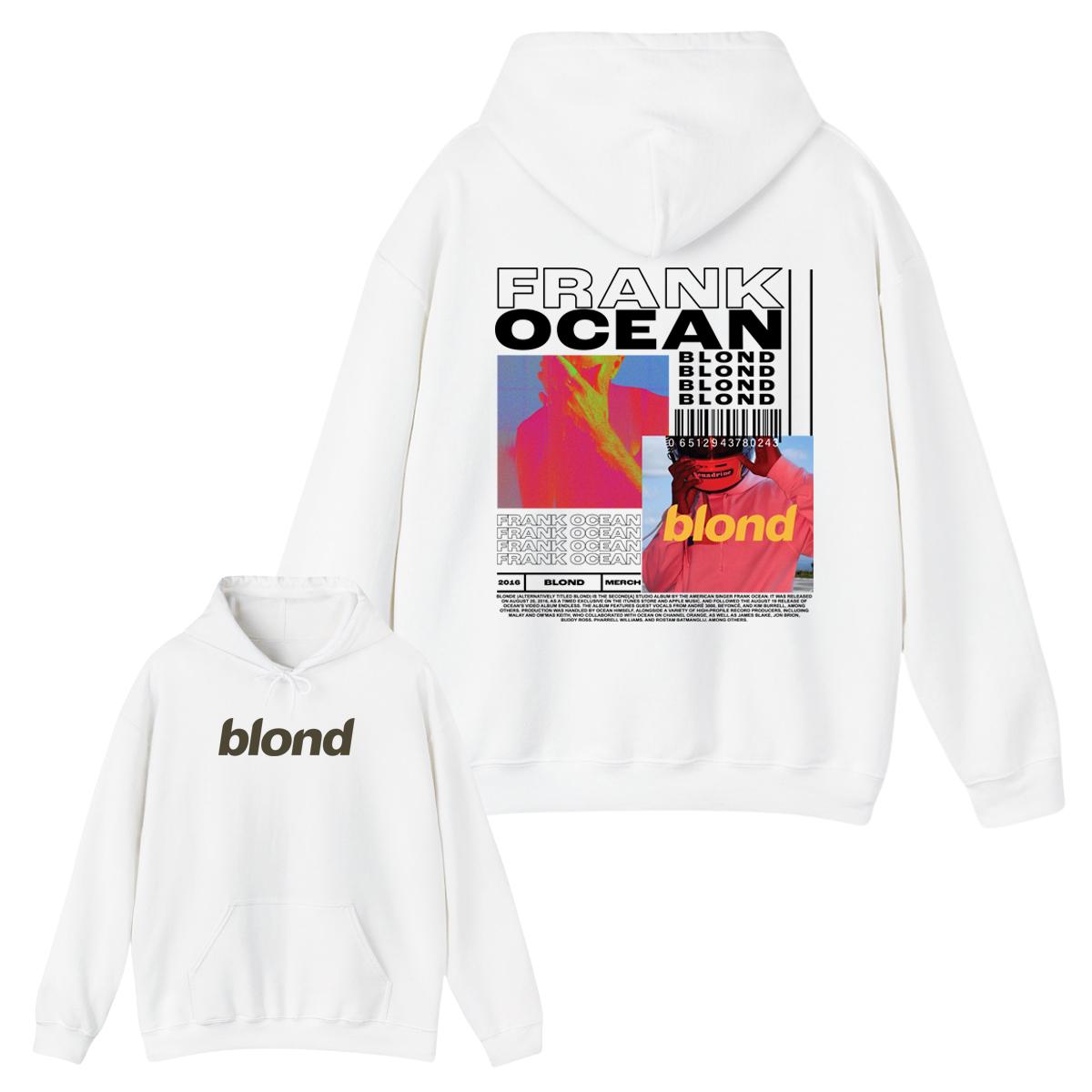 Frank Ocean Hoodie Blond Album Cover, Frank Ocean Merch, Frank Ocean Album, Graphic Hoodies, Design on Back, Frank Ocean Shirt, Blond TD1010