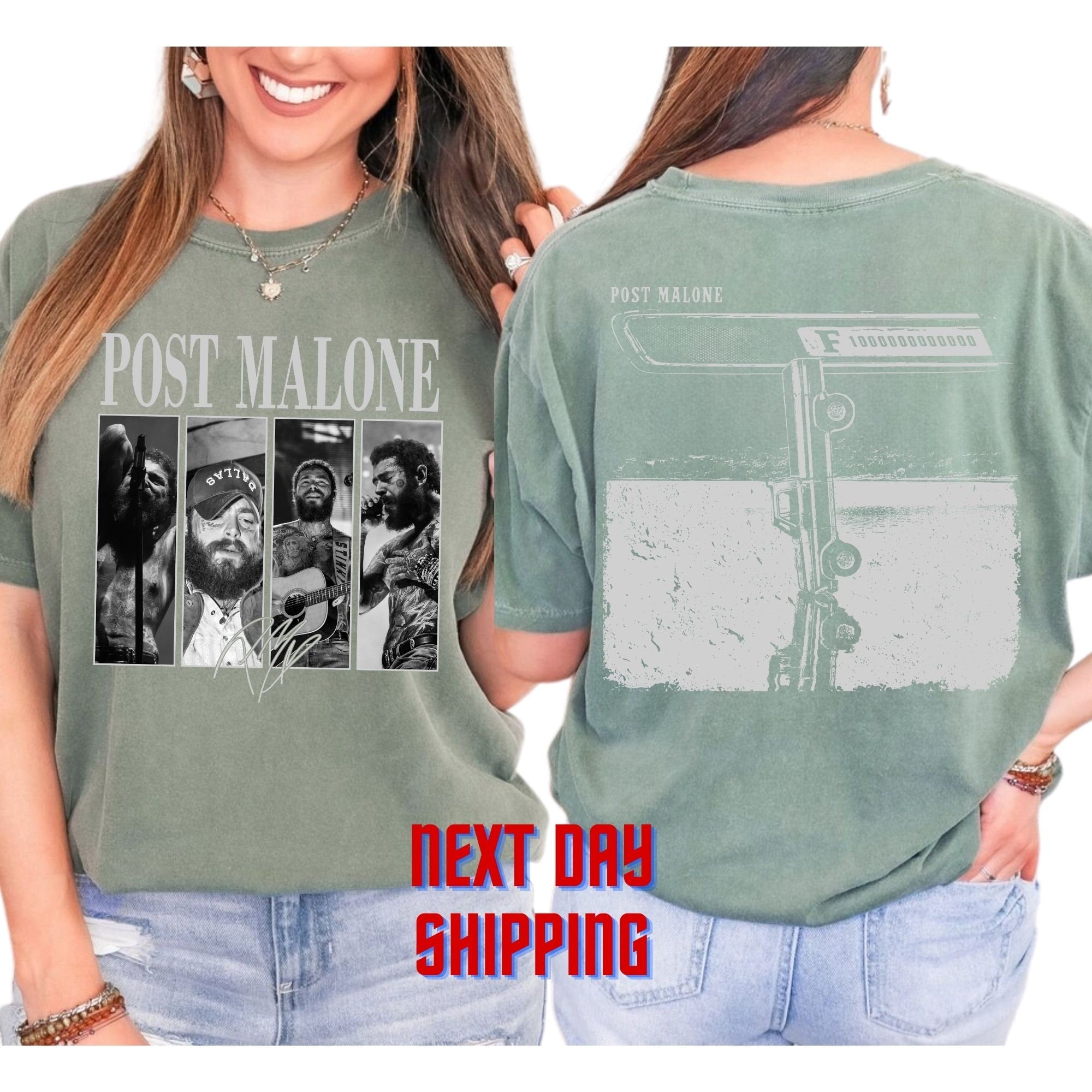 s Post MaloneF1 Trillion Tour Rap Music Merch Shirt, Austin Album Rap 90s Tee, Post Malone Tour Rapper Gift Tshirt TD1409