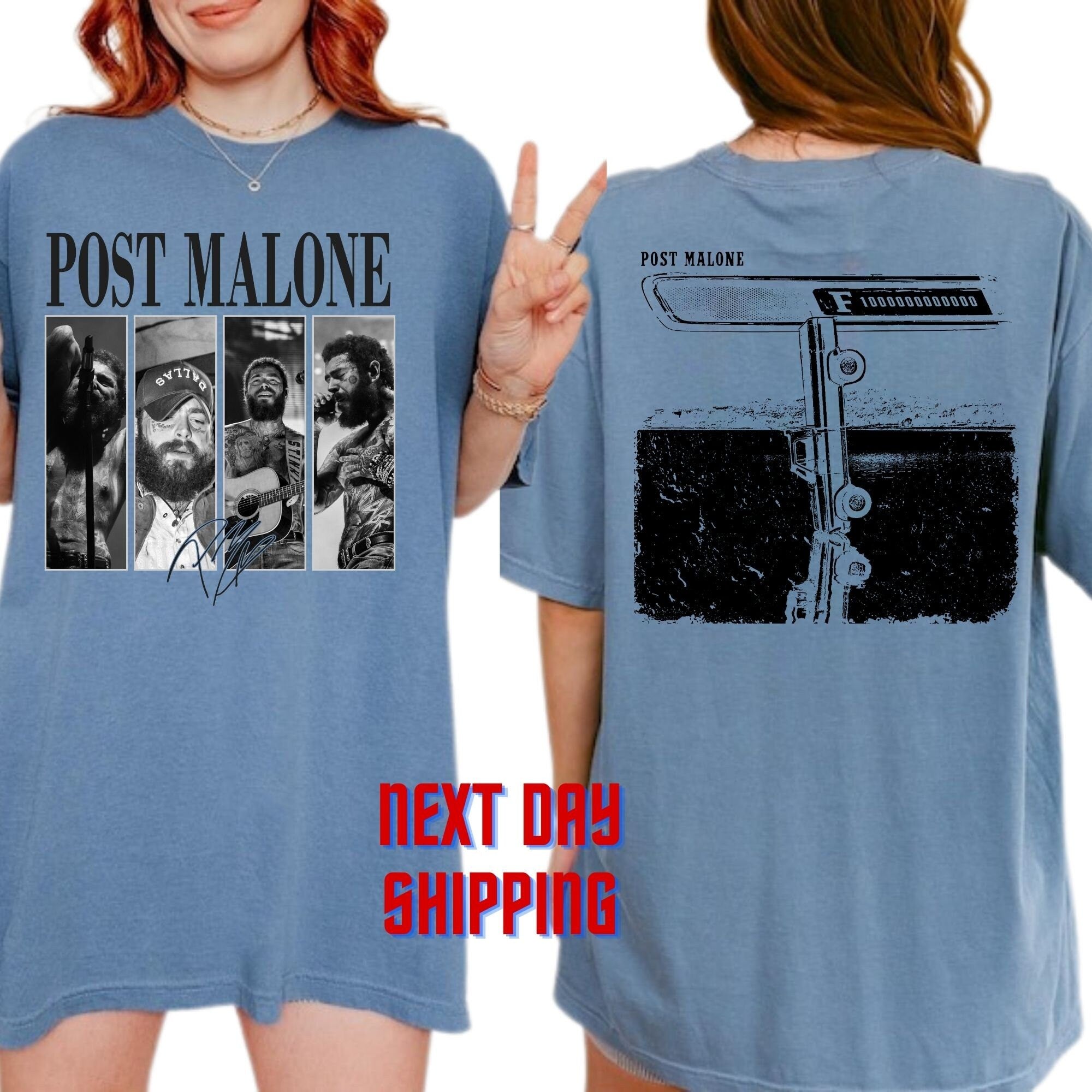 s Post MaloneF1 Trillion Tour Rap Music Merch Shirt, Austin Album Rap 90s Tee, Post Malone Tour Rapper Gift Tshirt TD1409
