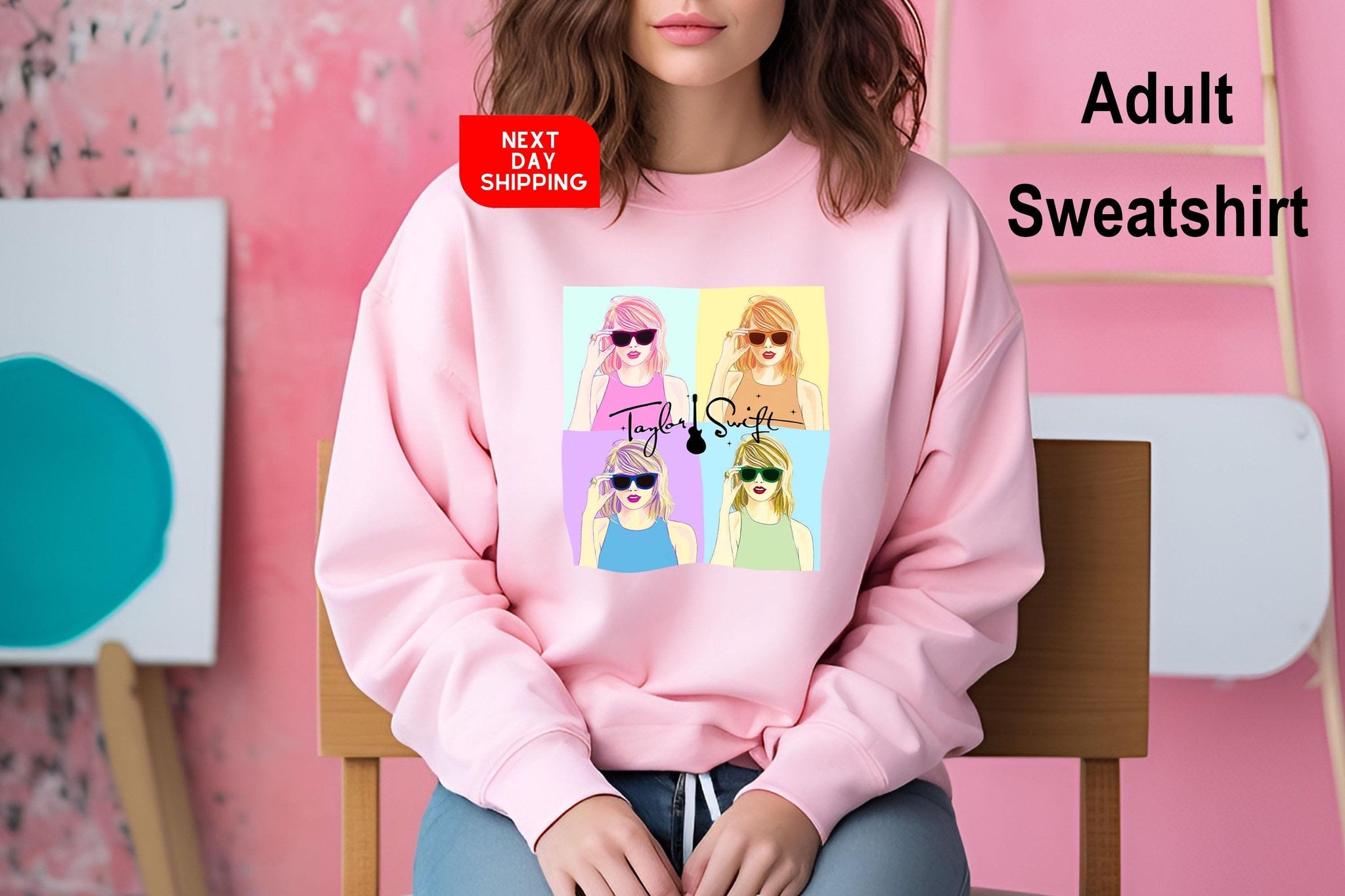 Swiftie Sweatshirt, Taylor Swift Eras Tour Merch Hoodie, Youth Taylor Merch, Eras Tour Tee, Swiftie Merch Gift Music Lovers TD1409