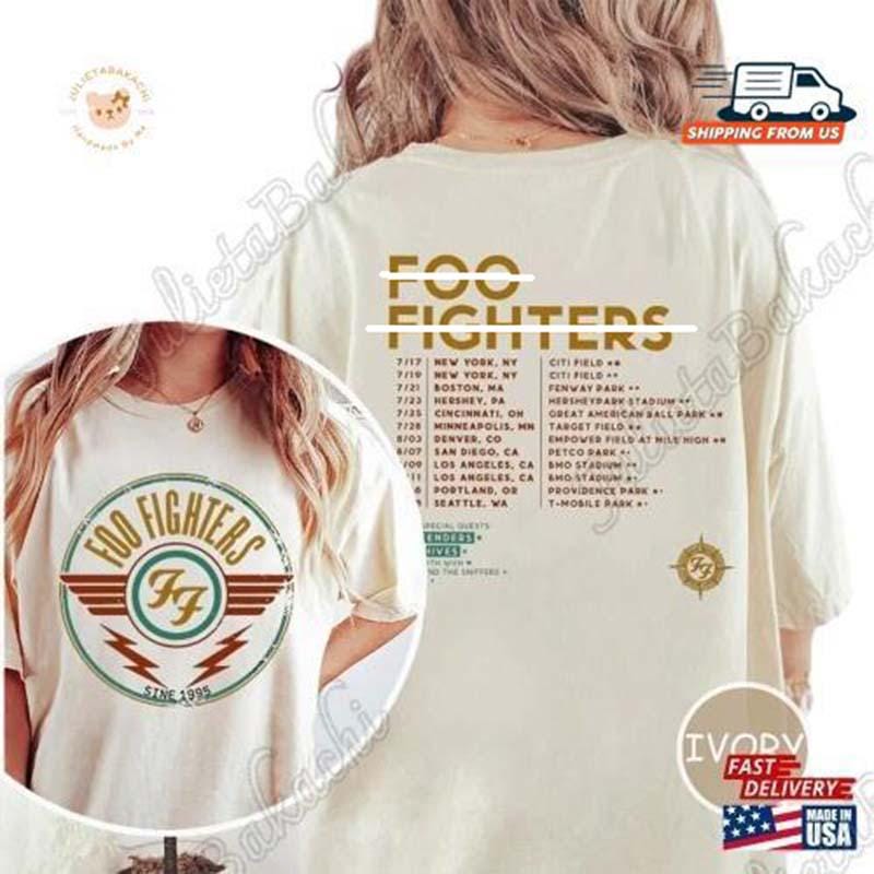 Everything Or Nothing At All T-shirt, Music Tour Shirt, 2024 Tour Shirt, Foo Band Concert, Rock Band Music Tee, Foo Figh Band Casual Shirt MS2008 09