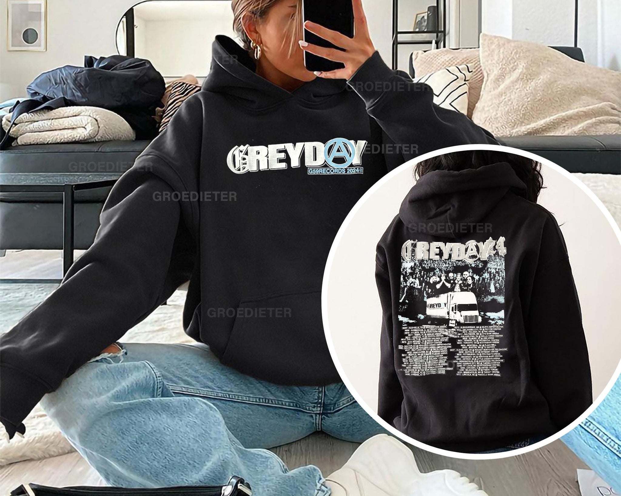 Greyday 2024 tour Suicideboys RETRO shirt, Suicideboys concert inspired shirt MS2208 21