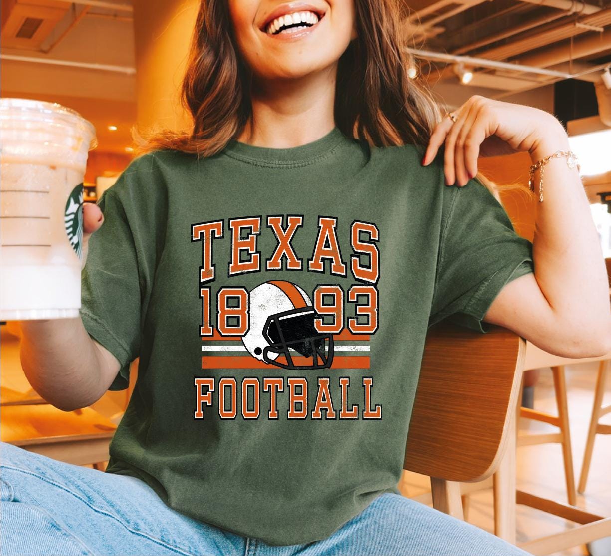  Texas Football Shirt, Texas Football Shirt, Texas Shirt, Texas Game Day Shirt, Vintage Women's Shirt, Texas College Shirt