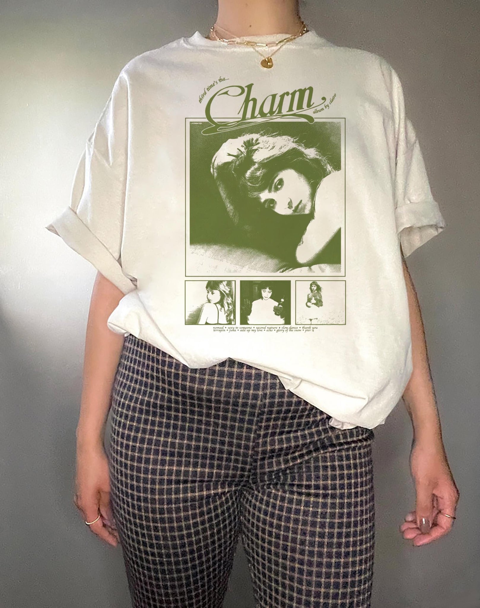 Clairo Charm aesthetic album tshirt, Clairo inspired sweatshirt, hoodie TD1010