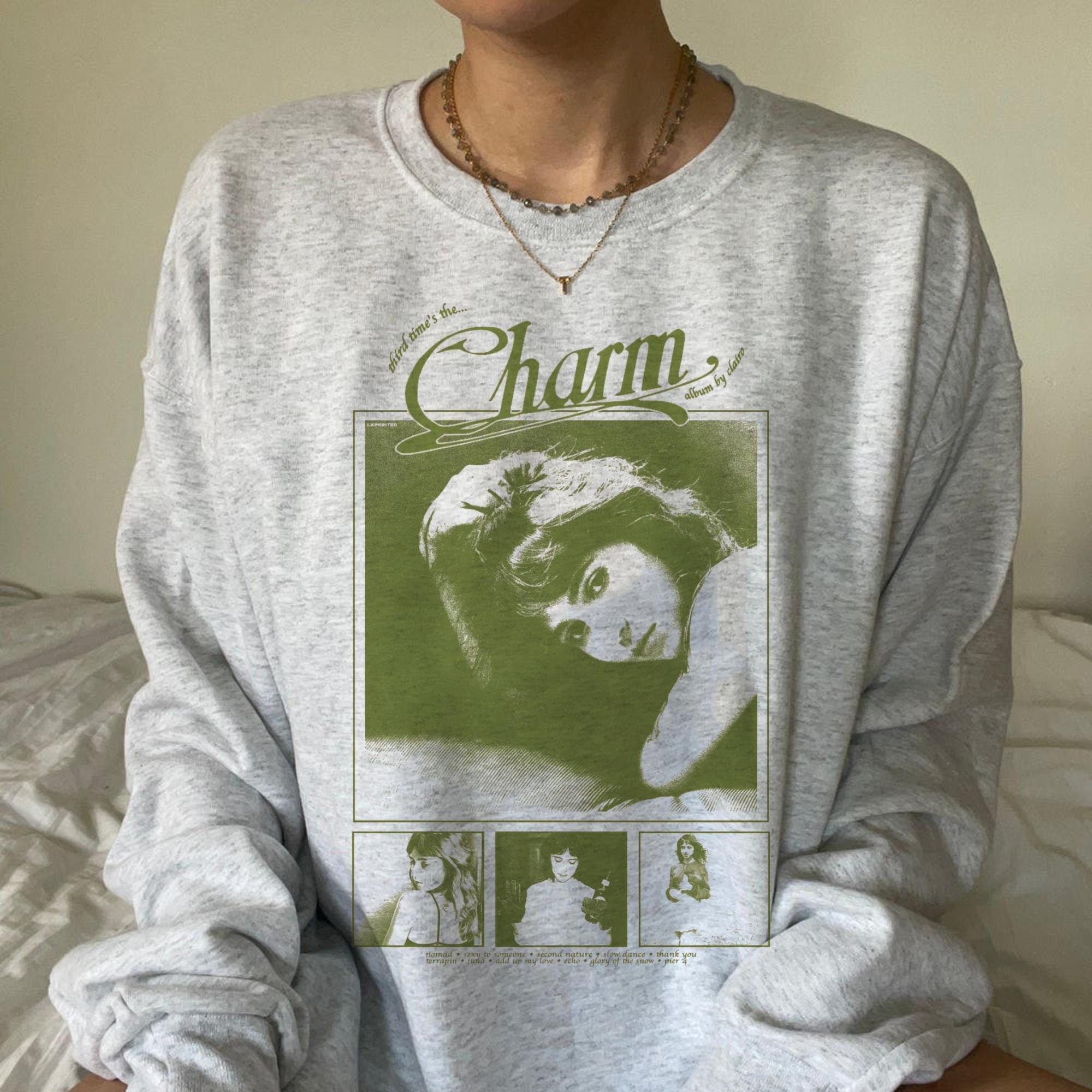 Clairo Charm aesthetic album tshirt, Clairo inspired sweatshirt, hoodie TD1010