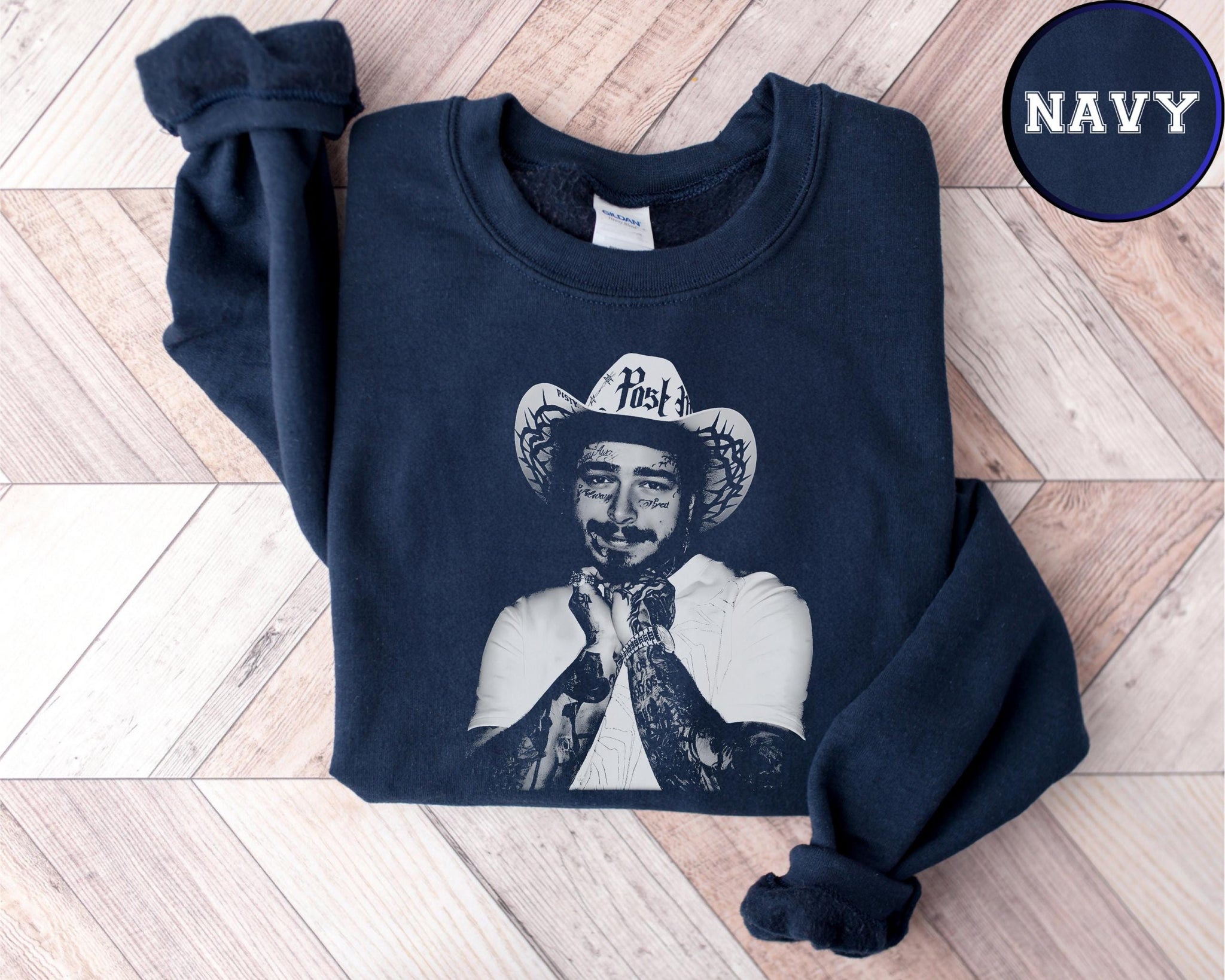 Vintage Post Malone Shirt, Posty Rapper Shirt, Country Music Sweatshirt, Morgan Wallen Hoodie, Festival Sweater, Western Style Concert Top TD0409 03