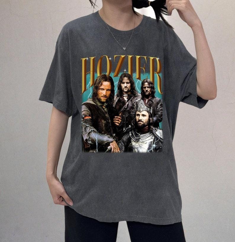 Hozier Aragon Wash Shirt, Aragorn Vintage Bootleg Shirt, Aragorn Graphic Tee, Hozier Aragorn shirt,Lord Of The Rings Aragorn Shirt TD0509 14