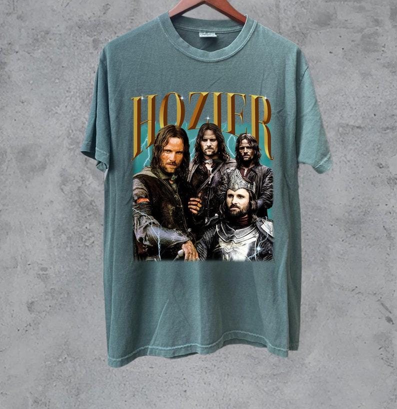 Hozier Aragon Wash Shirt, Aragorn Vintage Bootleg Shirt, Aragorn Graphic Tee, Hozier Aragorn shirt,Lord Of The Rings Aragorn Shirt TD0509 14