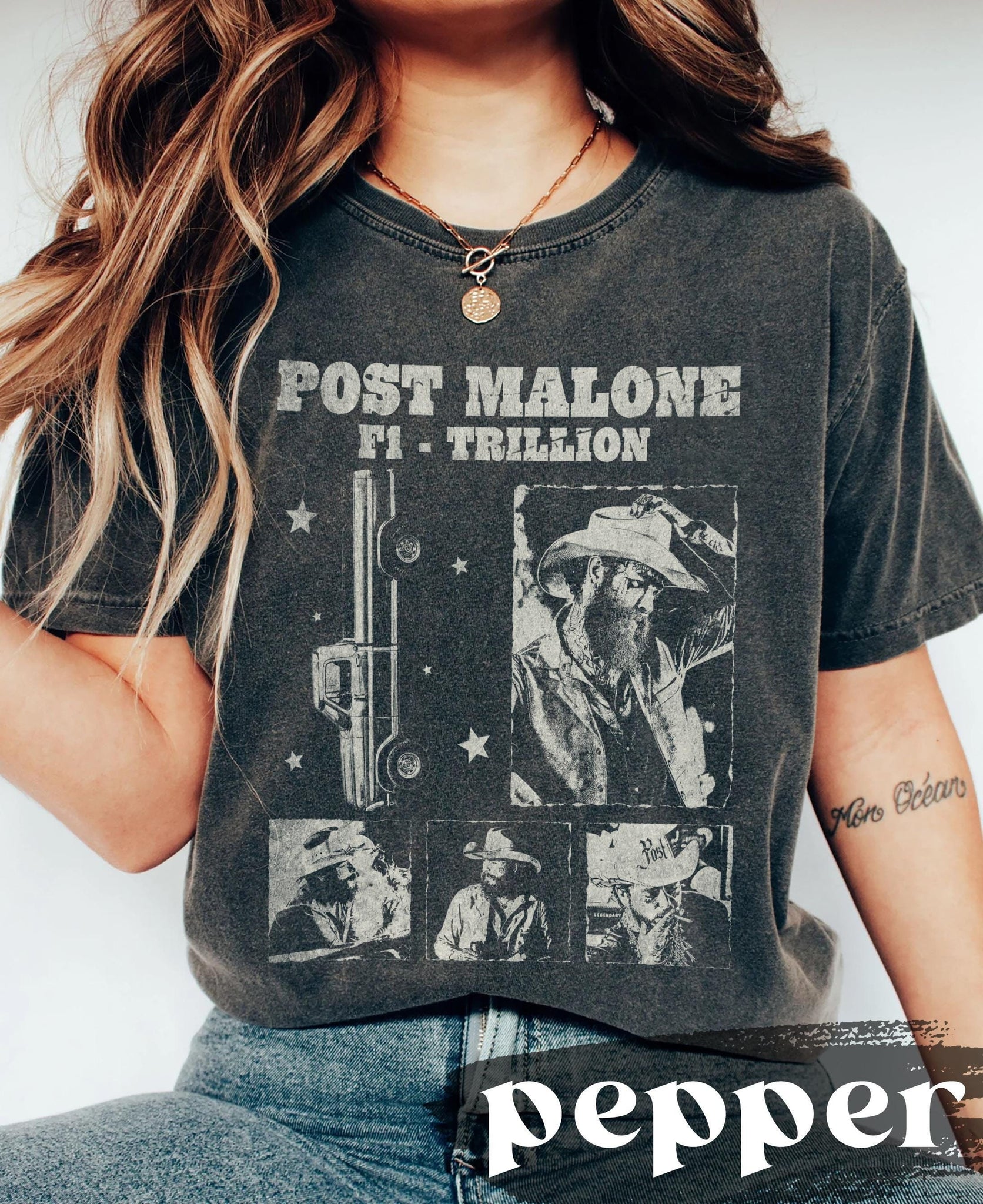 Y2K Vintage Post Malone Shirt, Malone Rap Music Post Malone F1 Trillion Tour Shirt Posty Rapper, Malone Music The Album Shirt, Country Music TD1010