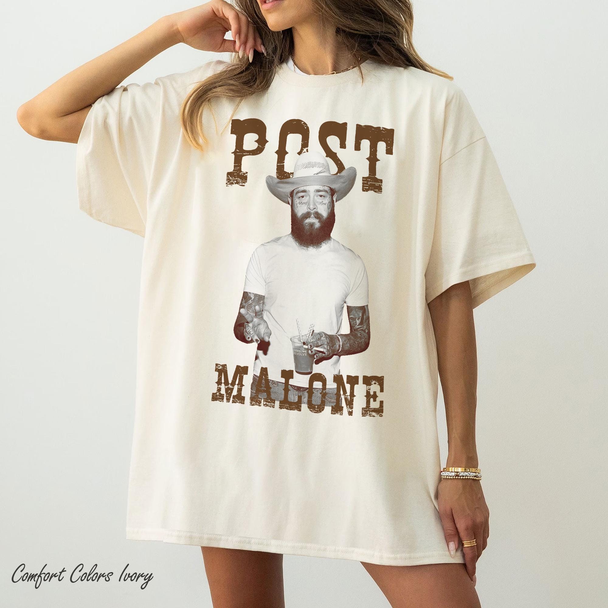 Cowboy Post  Shirt, Malone Music The Album Shirt, Tour 2024 Shirt, Country Shirt, Had Some Help Shirt, Posty T-shirt, Fan Gift TD1010