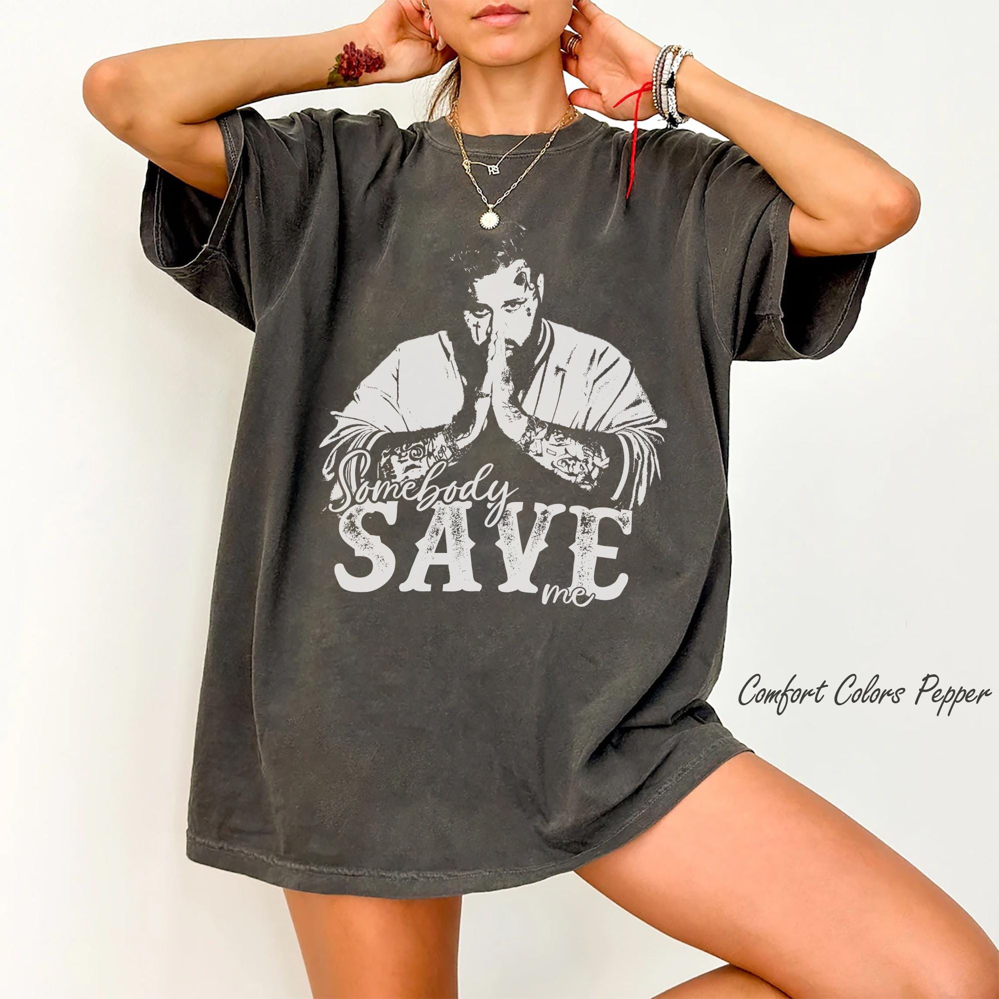 Jelly Roll Shirt, Vintage Jelly Roll Tour 2024 T-shirt, Somebody Save Me Shirt, Music Concert Roll Shirt, Unisex Shirt,  TD1010