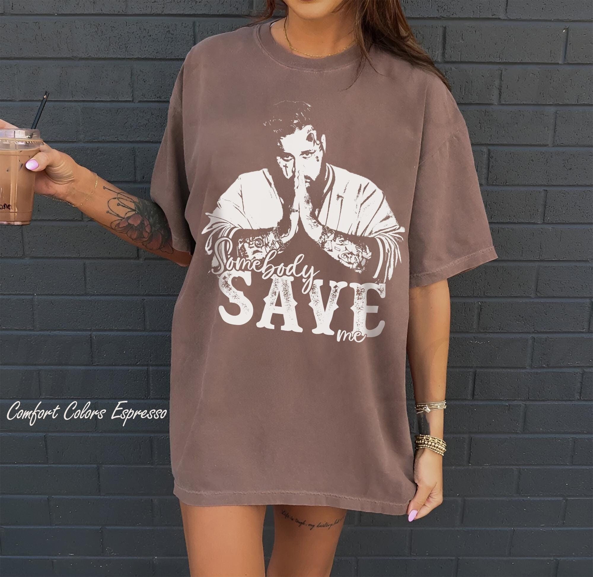 Jelly Roll Shirt, Vintage Jelly Roll Tour 2024 T-shirt, Somebody Save Me Shirt, Music Concert Roll Shirt, Unisex Shirt,  TD1010