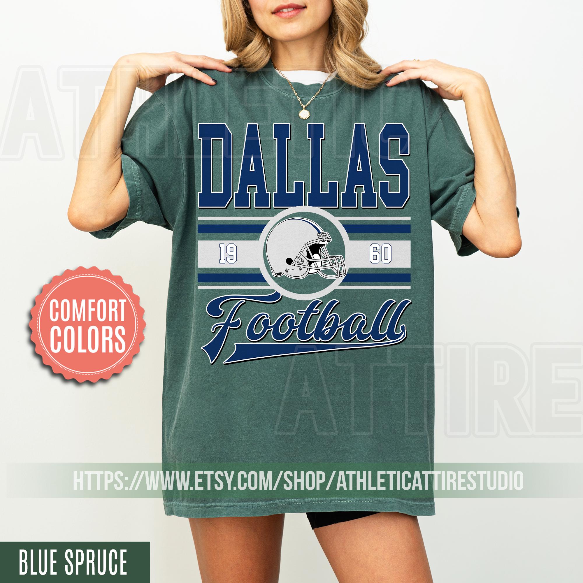Dallas Football Vintage Style  T-Shirt,Dallas Football Shirt,Cowboy T-Shirt,Dallas Shirt,Football Shirt,Dallas Fans FRE1