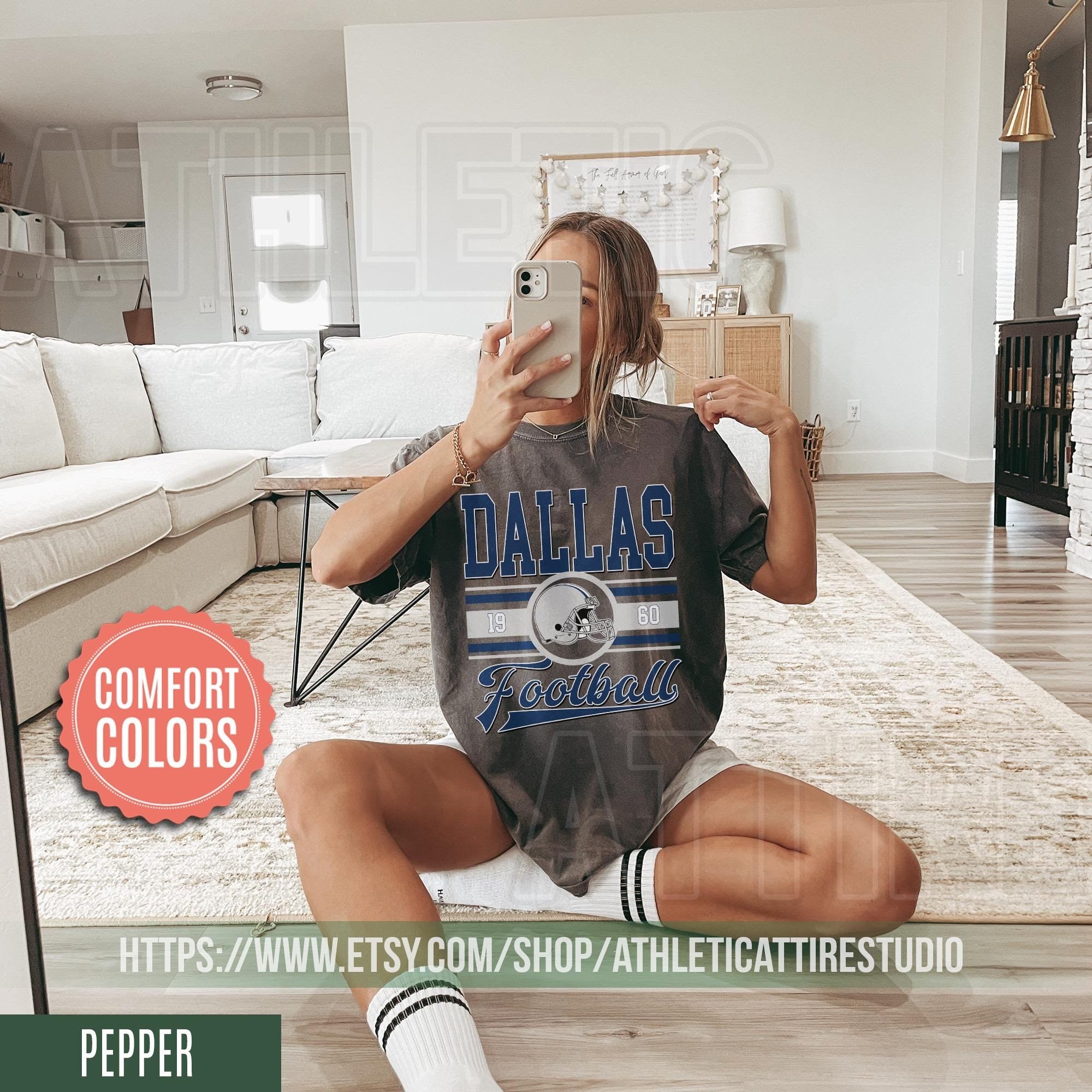 Dallas Football Vintage Style  T-Shirt,Dallas Football Shirt,Cowboy T-Shirt,Dallas Shirt,Football Shirt,Dallas Fans FRE1