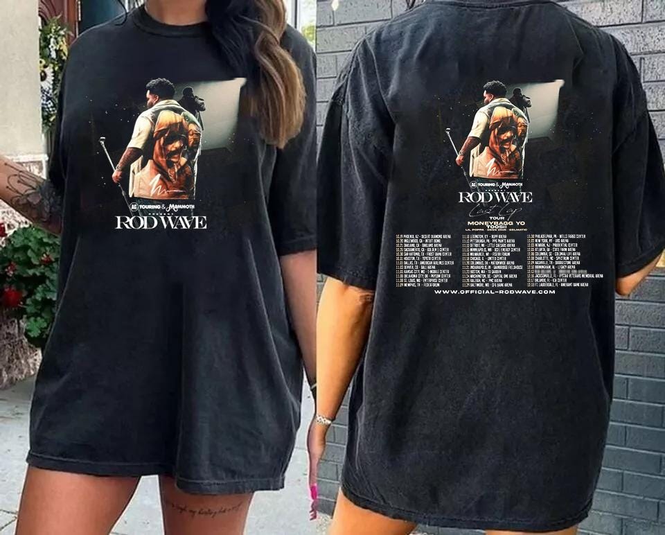 Rod Wave announces his Last Lap Tour 2024 Shirt, Rod Wave Merch, Rod Wave Rapper Shirt, Rod Wave Tee, Rod Wave Fan Shirt TD1010