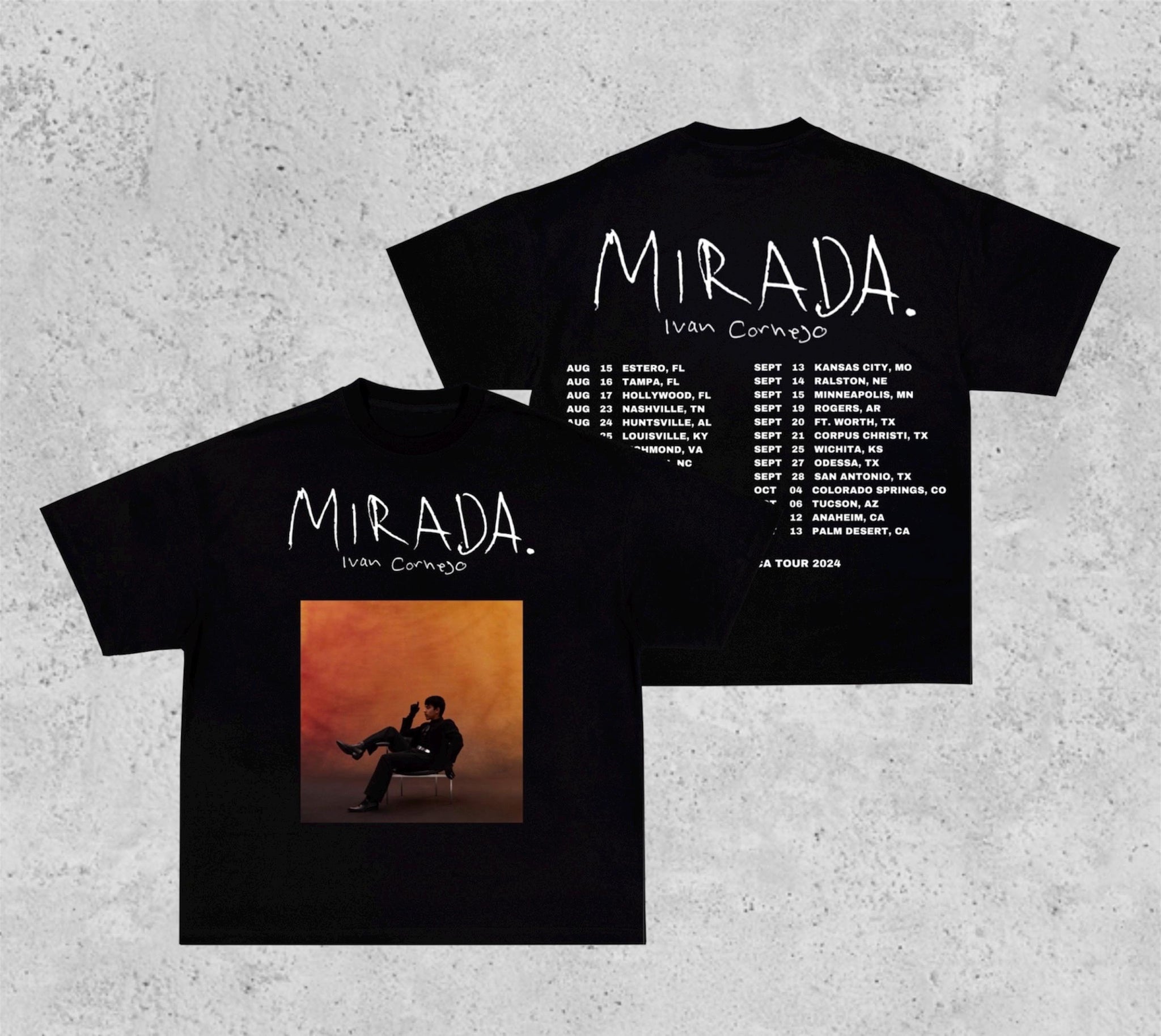 Ivan Cornejo Mirada Tour Shirt, Mirada Tour, Ivan Cornejo Merch, Ivan Cornejo Fan Gifts, Ivan Cornejo Mirada Tour Tee, Ivan Cornejo Tee TD1709