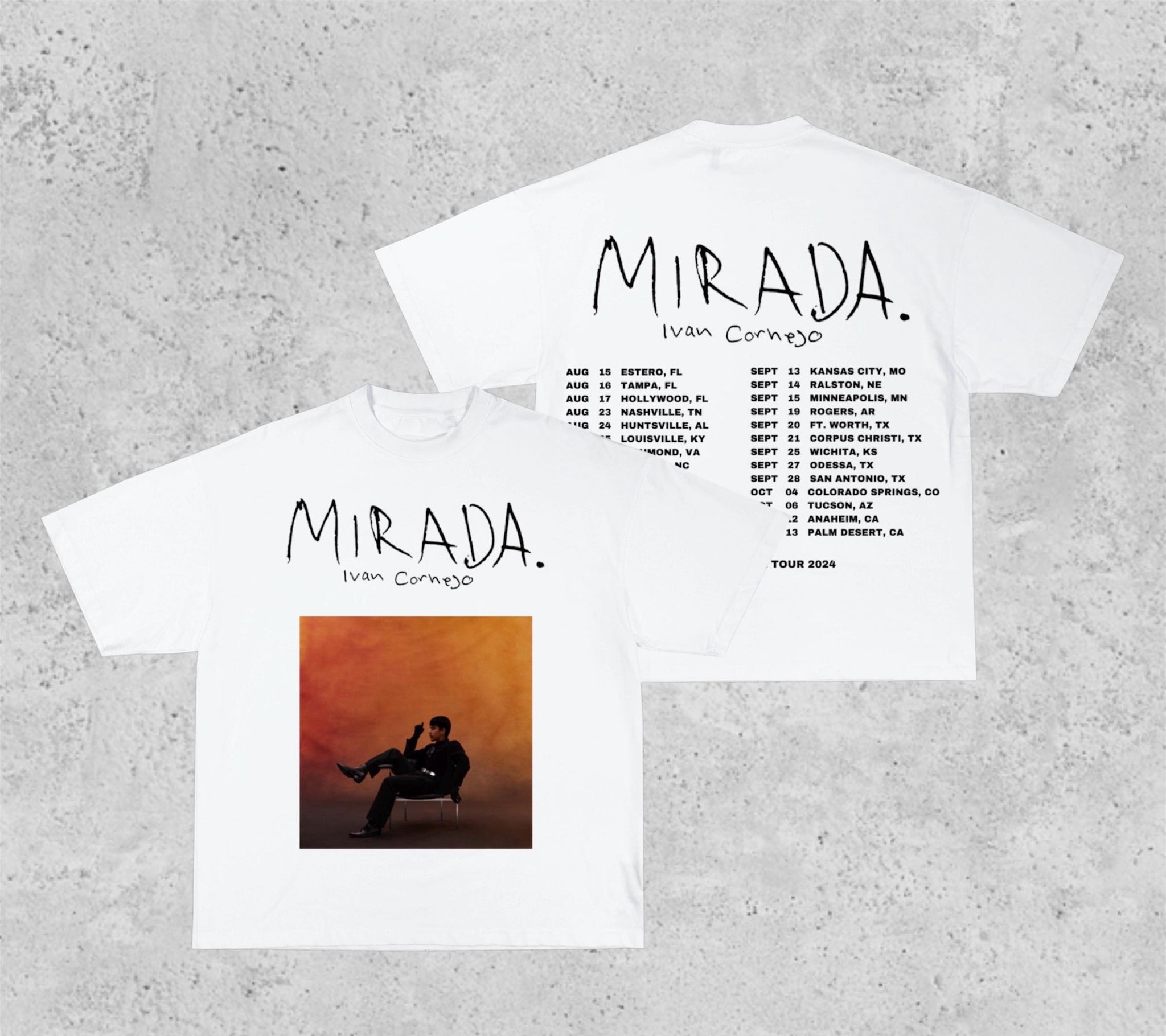 Ivan Cornejo Mirada Tour Shirt, Mirada Tour, Ivan Cornejo Merch, Ivan Cornejo Fan Gifts, Ivan Cornejo Mirada Tour Tee, Ivan Cornejo Tee TD1709