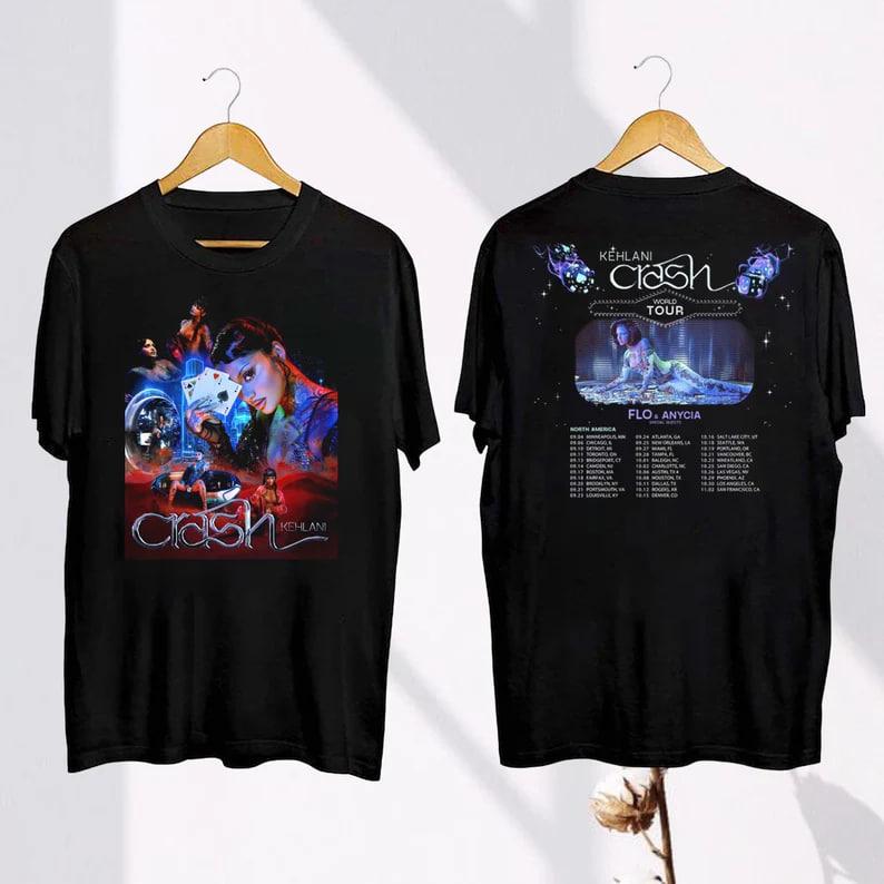 2024 Kehlani Crash World Tour Shirt, Kehlani Fan Gift Shirt, Kehlani 2024 Concert Shirt, Kehlani Ashley Graphic Shirt, Kehlani Ashley Merch TD1010