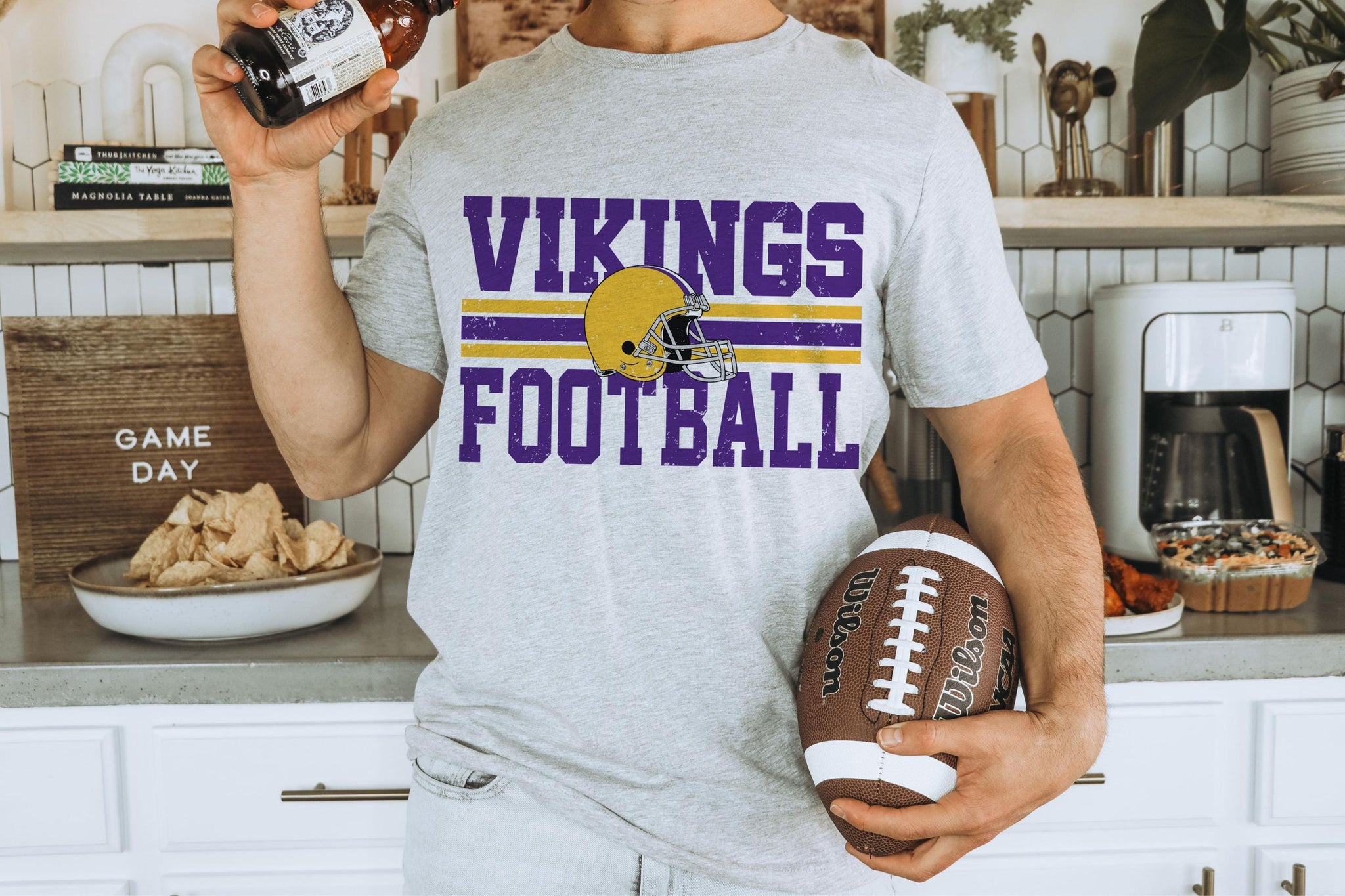 Minnesota Football, Vintage Vikings Football Sweatshirt, Vikings Football, Minnesota Vikings Game Day Shirt,  Trendy Viking Sweatshirt