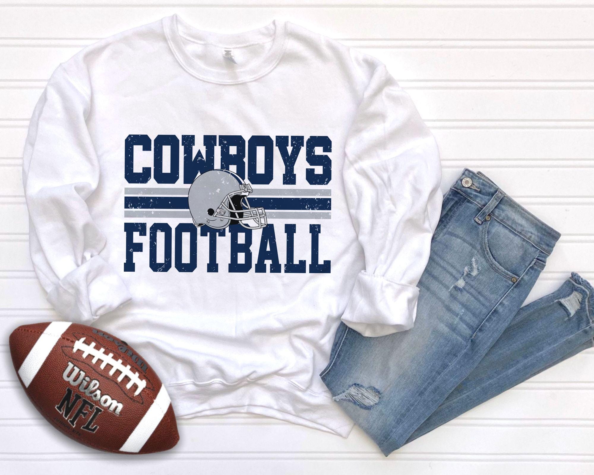 Cowboys Football Sweatshirt, Dallas Cowboys Game Day Shirt, Dallas Fan Apparel, Football Season Sweater, Cowboys Fan Gift, Vintage Cowboys