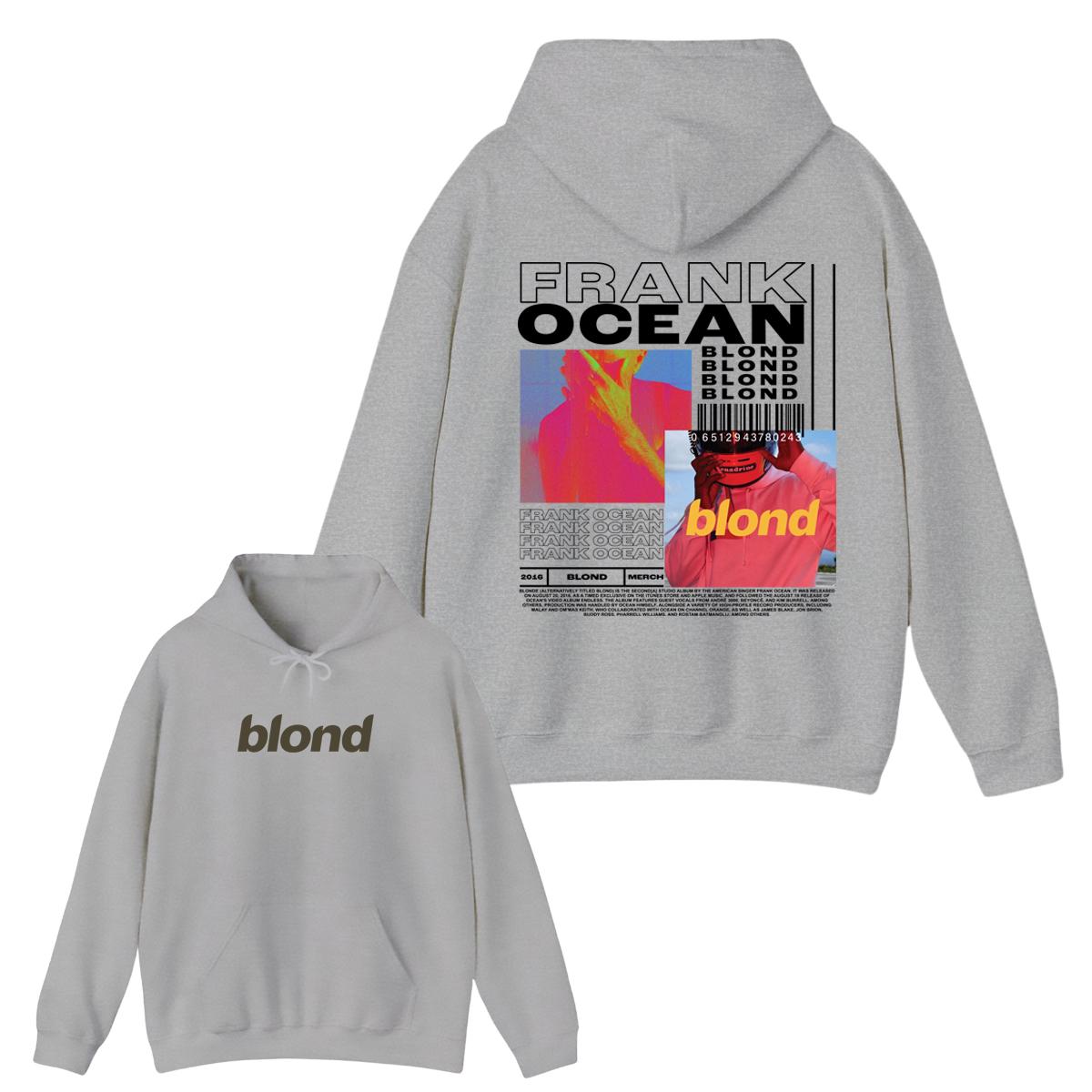 Frank Ocean Hoodie Blond Album Cover, Frank Ocean Merch, Frank Ocean Album, Graphic Hoodies, Design on Back, Frank Ocean Shirt, Blond TD1010