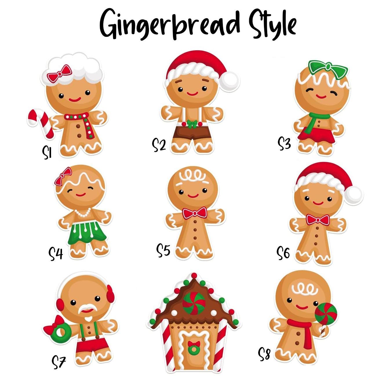 Personalized Gingerbread Family Christmas Ornament With Pets | Custom Family Ornament 2024 | 4D Family Shake Ornament | Family Name Ornament ORN0810