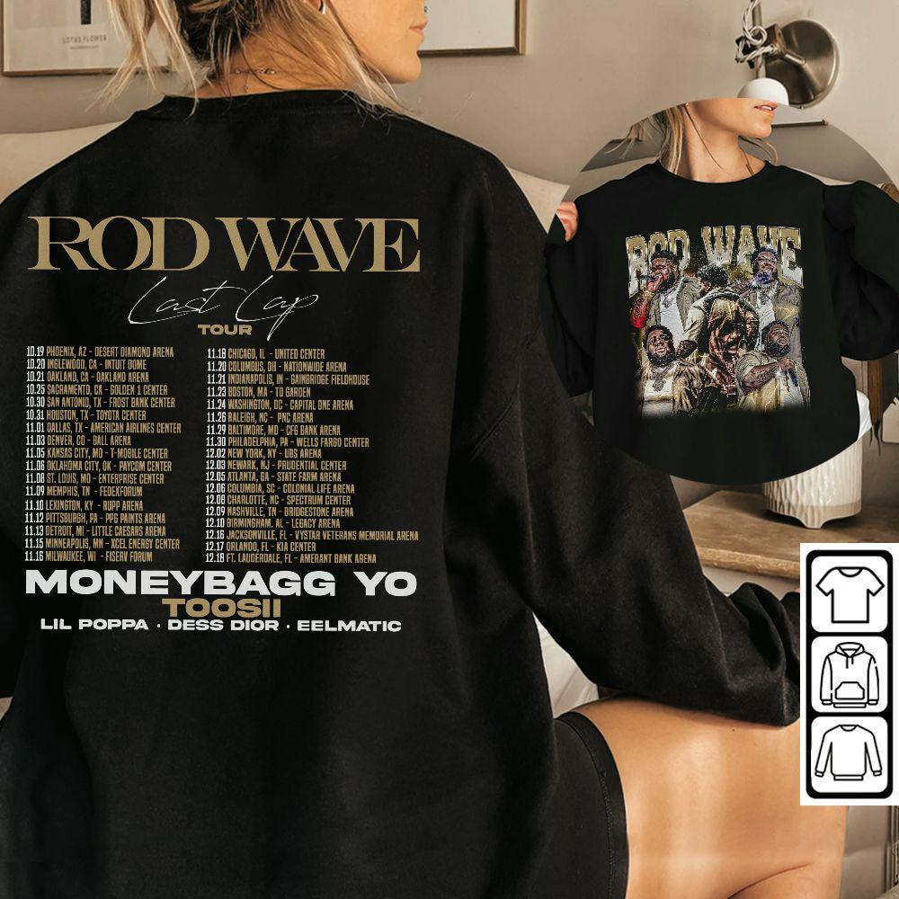 Rod Wave Shirt, Rod Wave Last Lap Concert Tour, Rod Wave Graphic Tee Hip Hop 2 Side Unisex Shirt, Hoodie, Sweatshirt TD1009