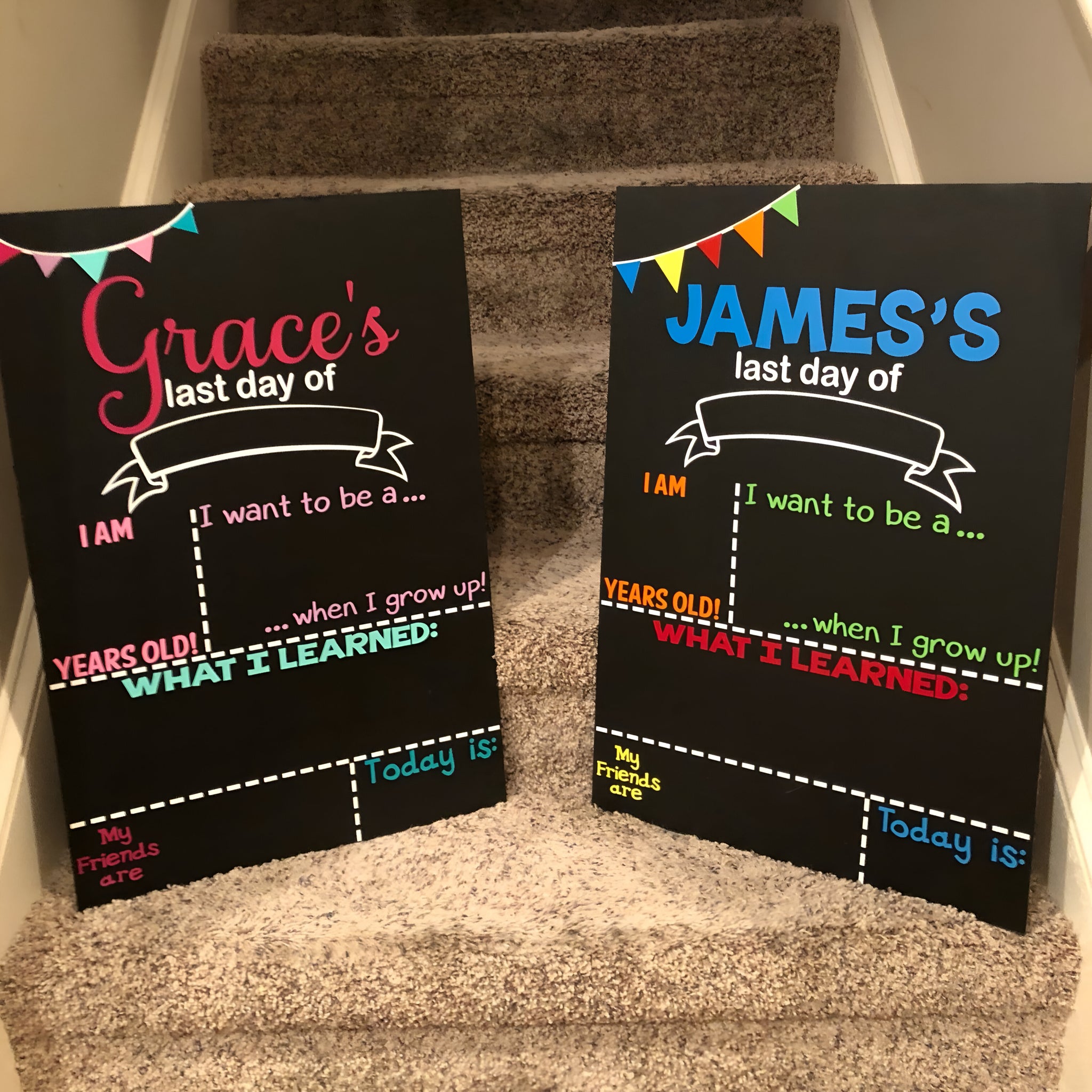 LAST Day of School Chalkboard Sign -will be shipped before your last day of school!!! Just tell me the date! scsign1